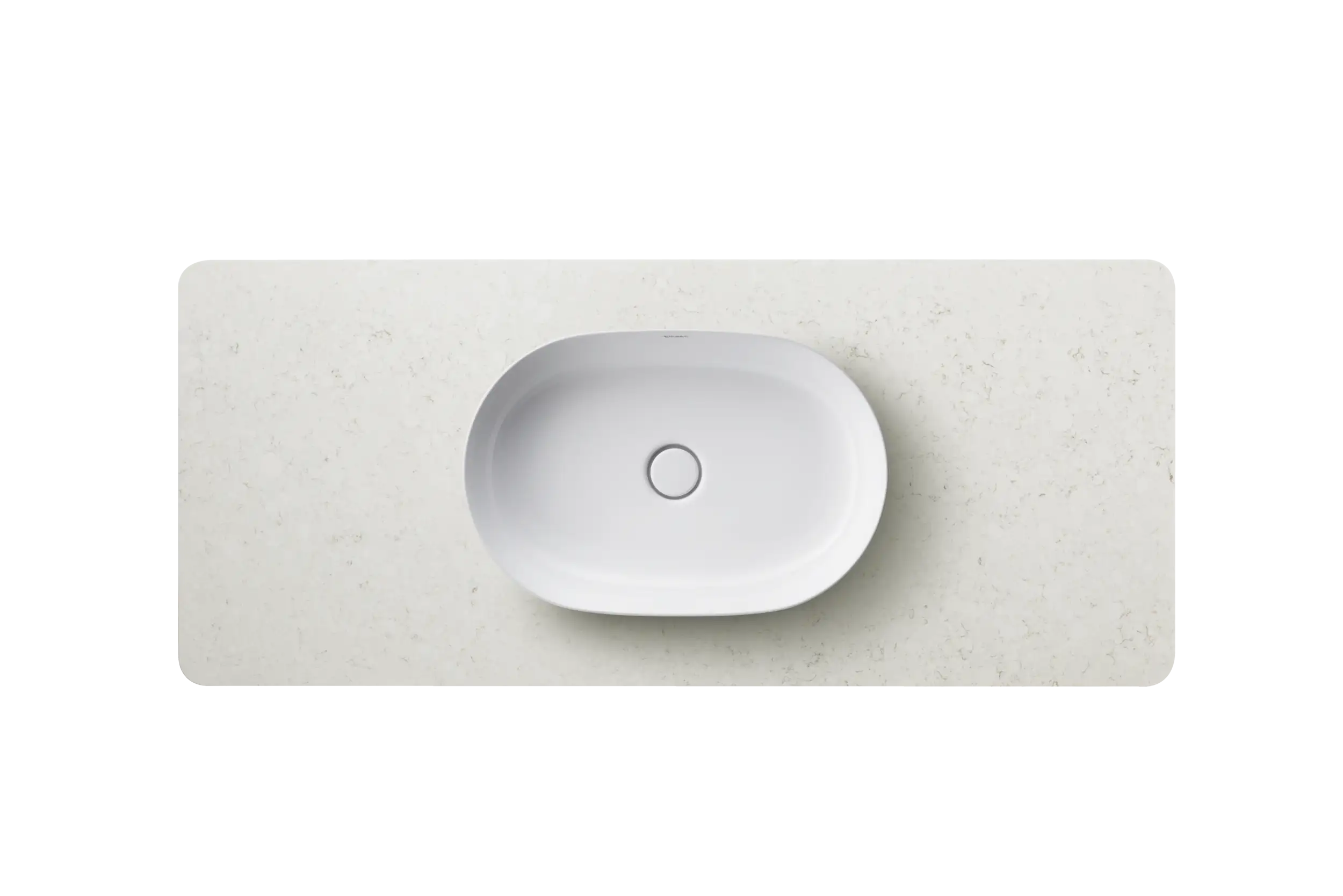 Duravit Luv 23 5/8'' Oval Vessel Sink in White