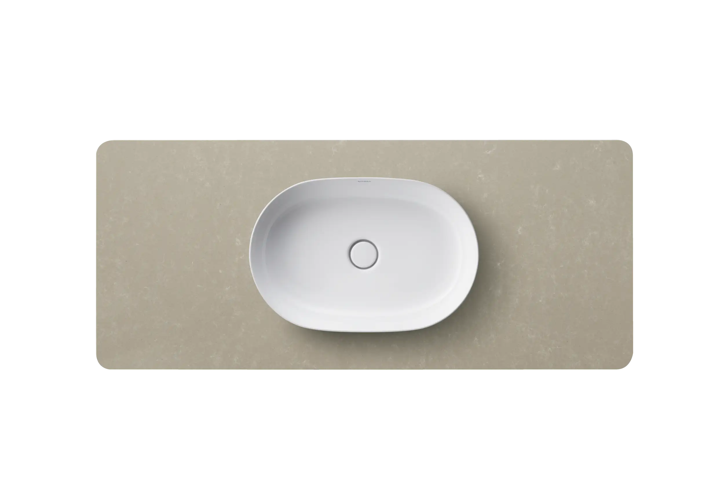 Duravit Luv 23 5/8'' Oval Vessel Sink in White