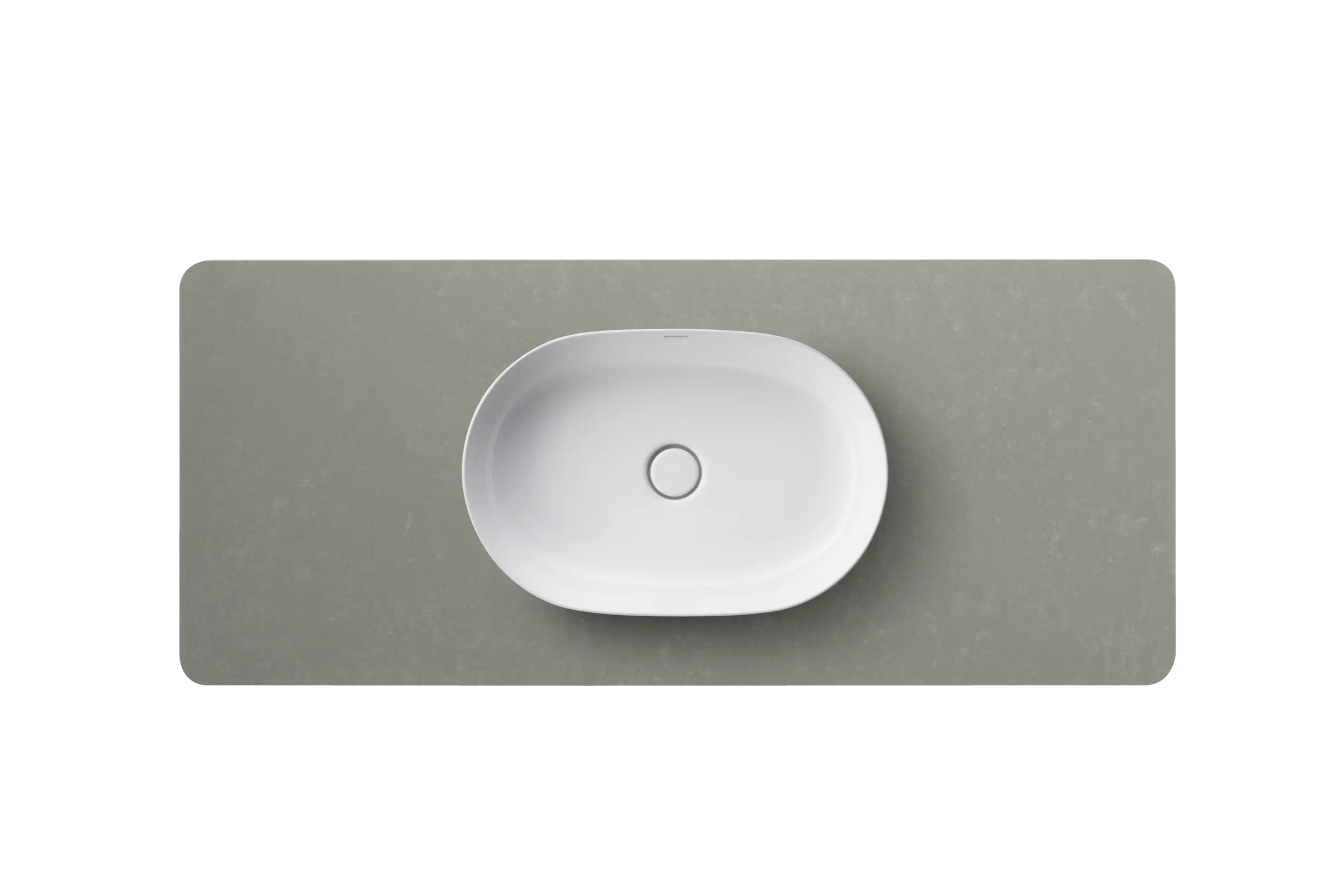Duravit Luv 23 5/8'' Oval Vessel Sink in White