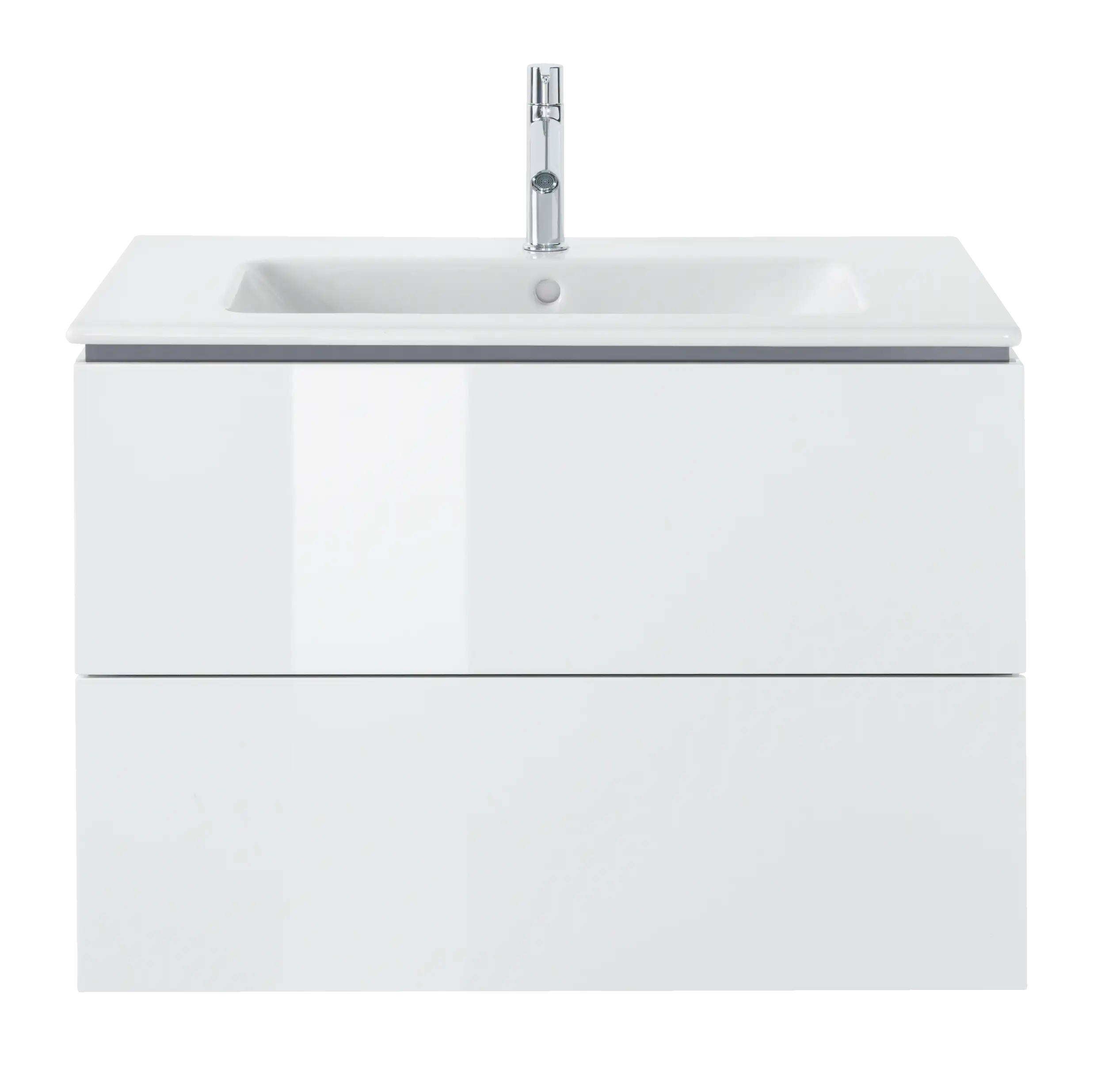 Duravit ME by Starck 32 5/8'' Rectangular Wall Mounted Sink in White with Single Faucet Hole and with Overflow
