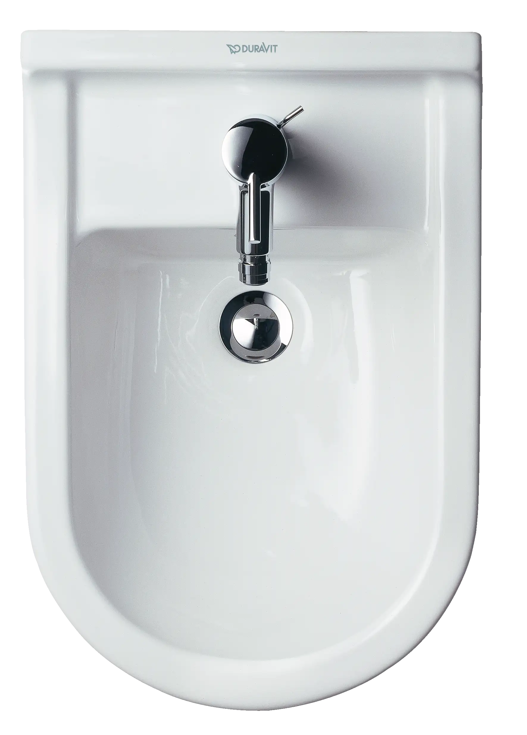 Duravit Starck 3 Single Hole Horizontal Spray Floorstanding Bidet in White