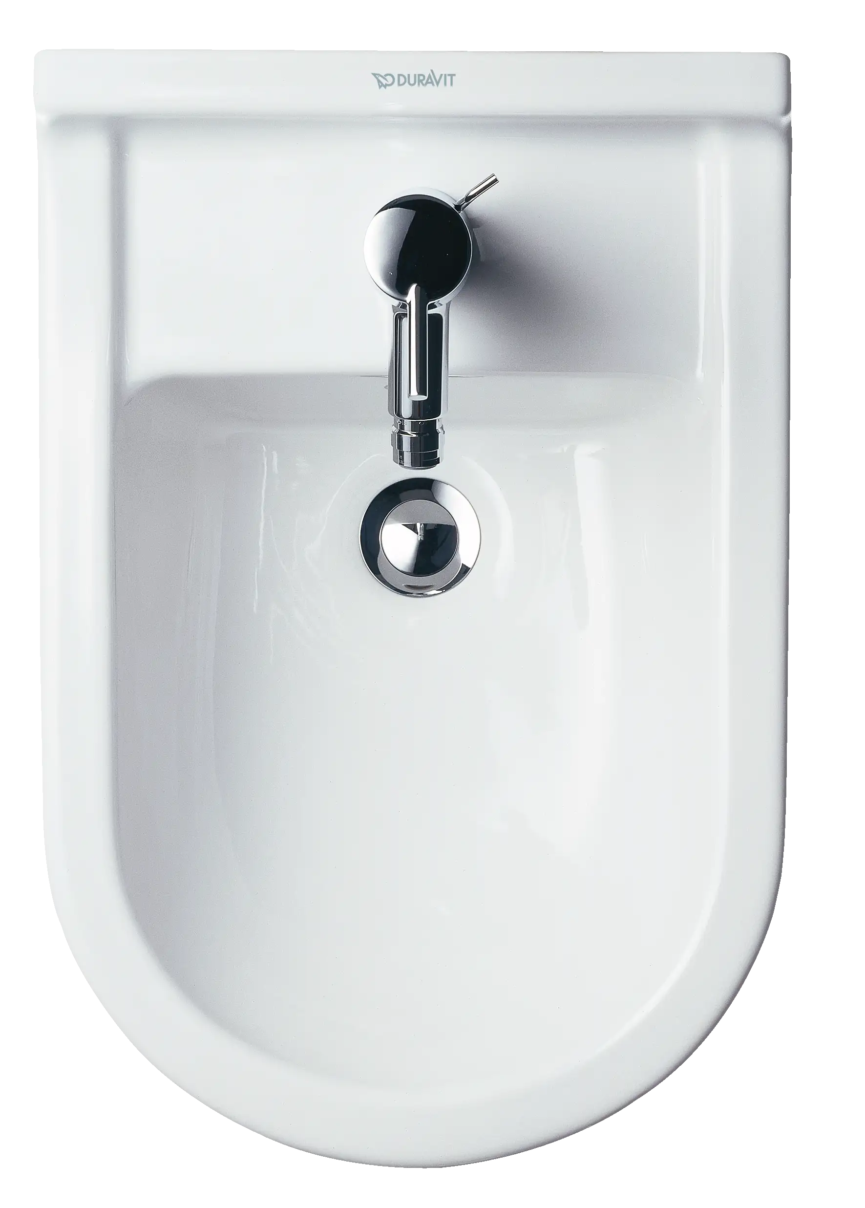 Duravit Starck 3 Single Hole Horizontal Spray Floorstanding Bidet in White