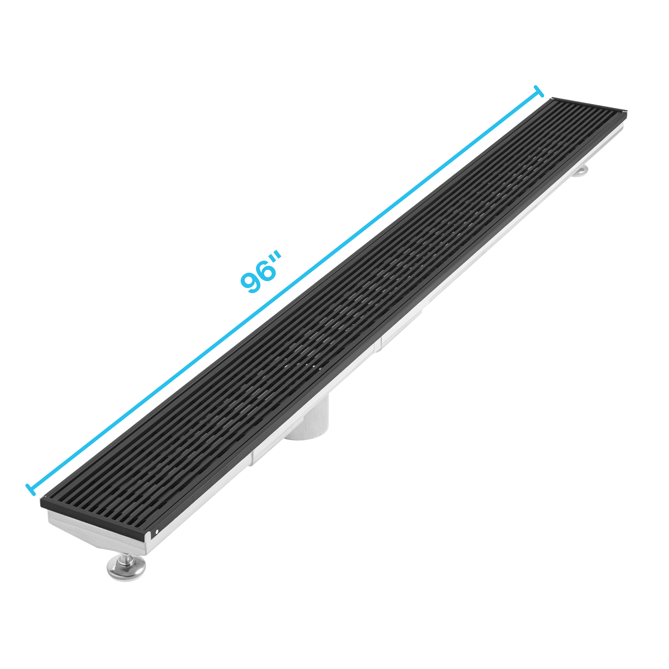 Wedgewire Adjustable Kit Delmar Linear Drain 3" High Flow