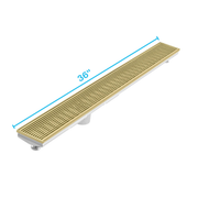 Wedgewire Adjustable Kit Delmar Linear Drain 2" outlet