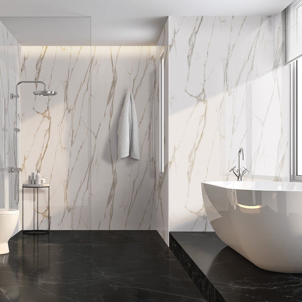 Wet Wall Waterproof Wall Panels Augusta Calacatta