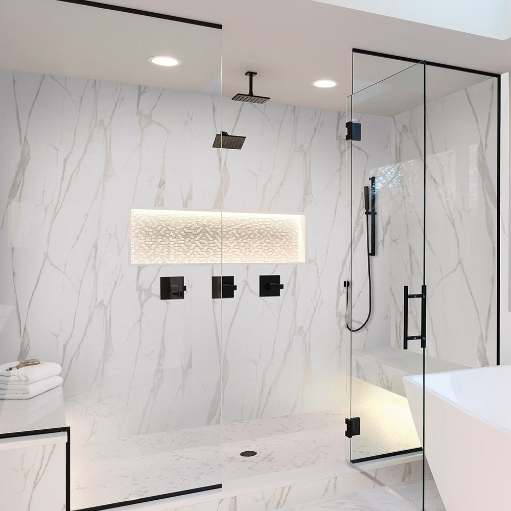 Wet Wall Waterproof Wall Panels Augusta Calacatta