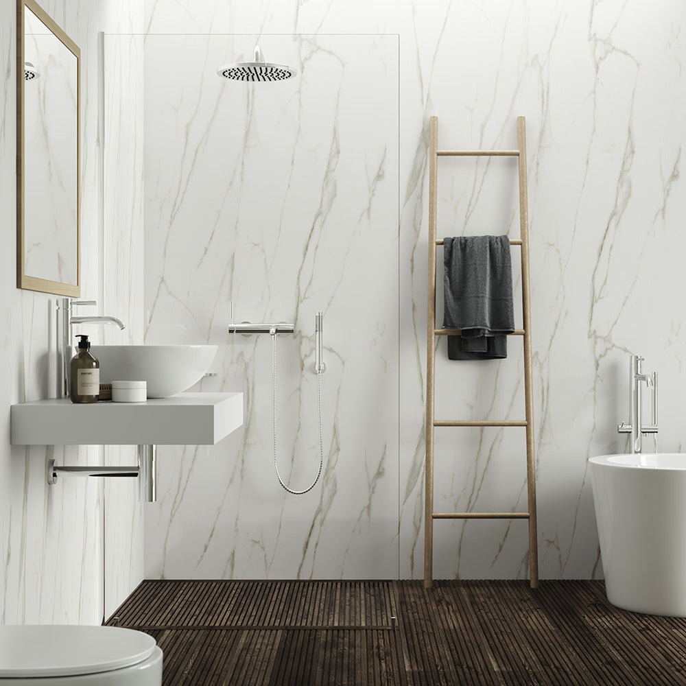 Wet Wall Waterproof Wall Panels Augusta Calacatta