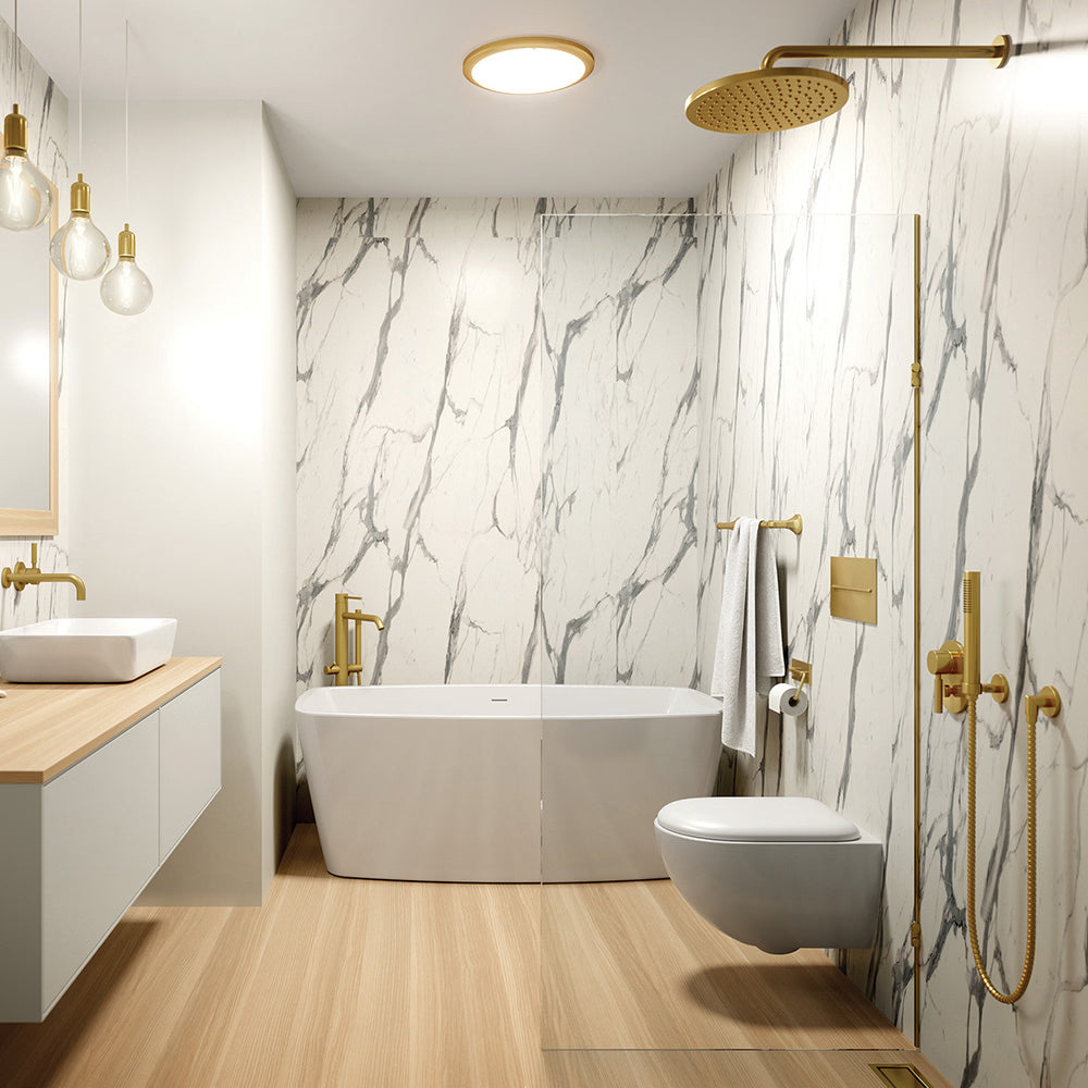 Wet Wall Waterproof Wall Panels Calacatta Statuario