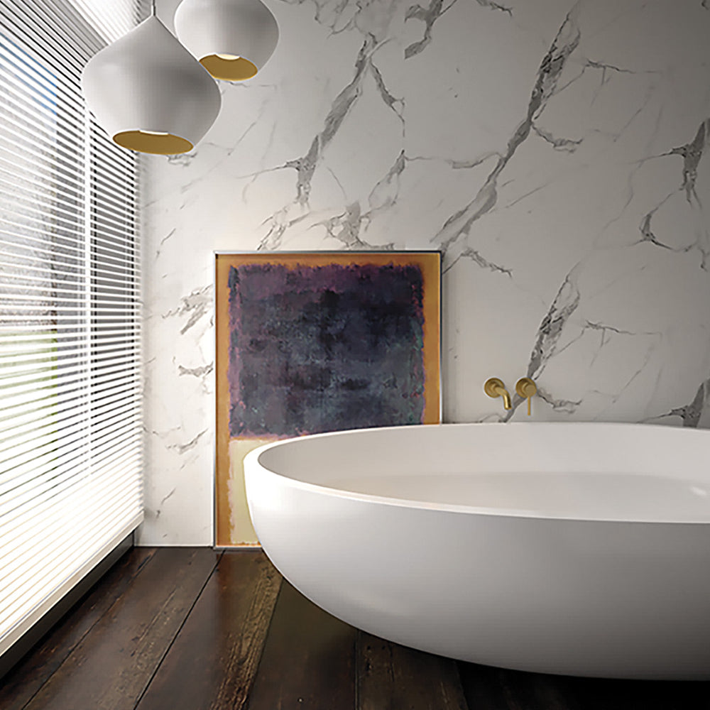 Wet Wall Waterproof Wall Panels Calacatta Statuario