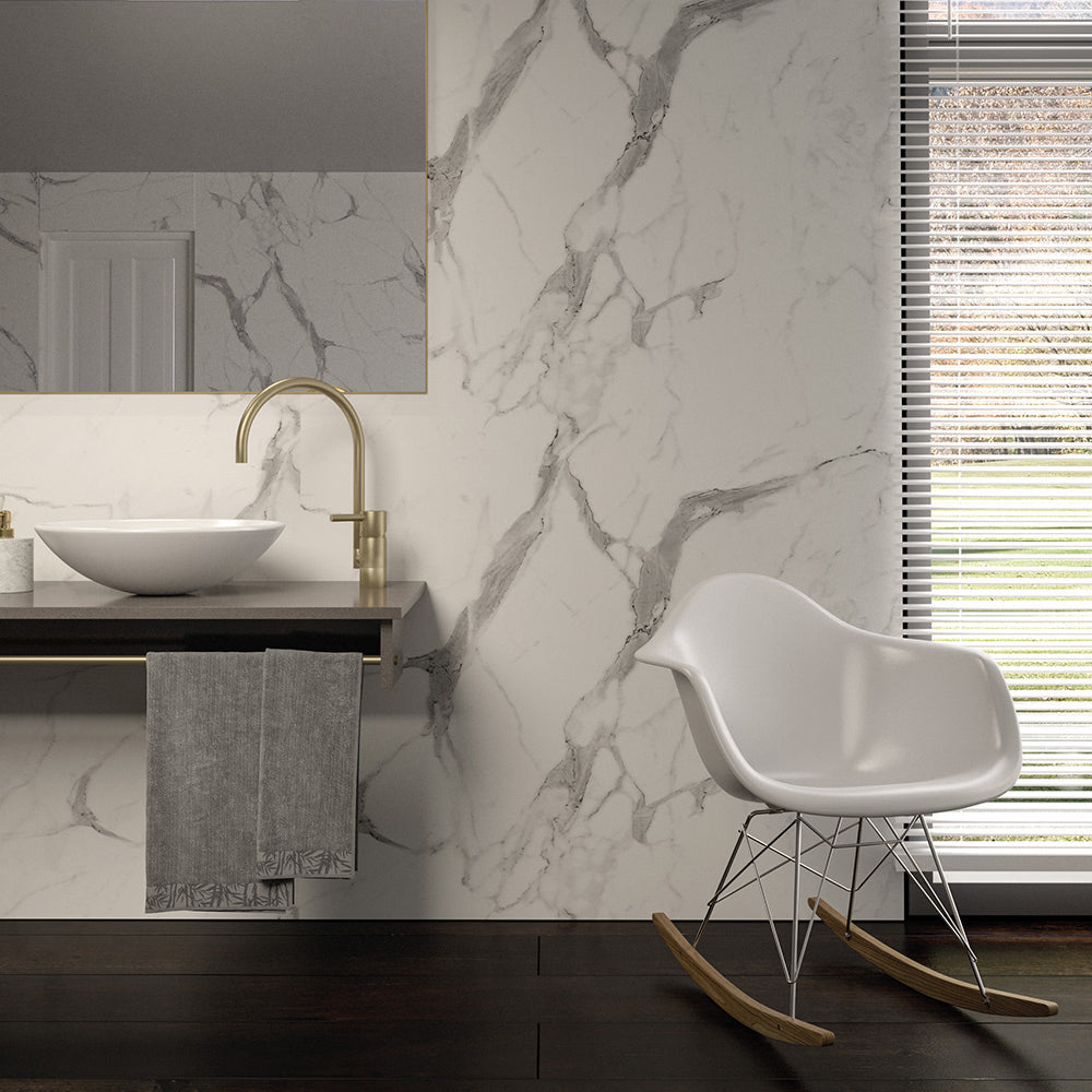 Wet Wall Waterproof Wall Panels Calacatta Statuario