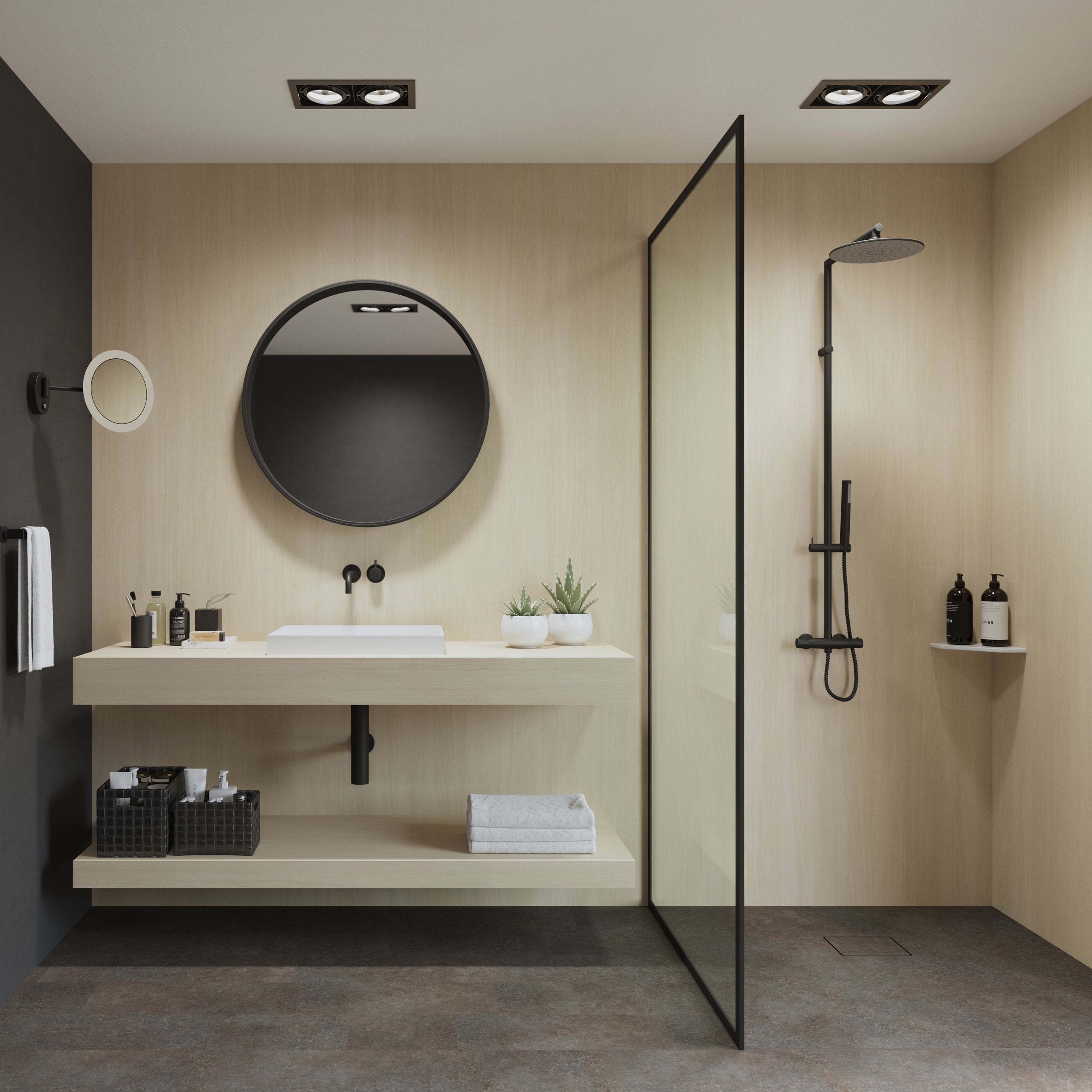 Wet Wall Waterproof Wall Panels Darlington Cherry