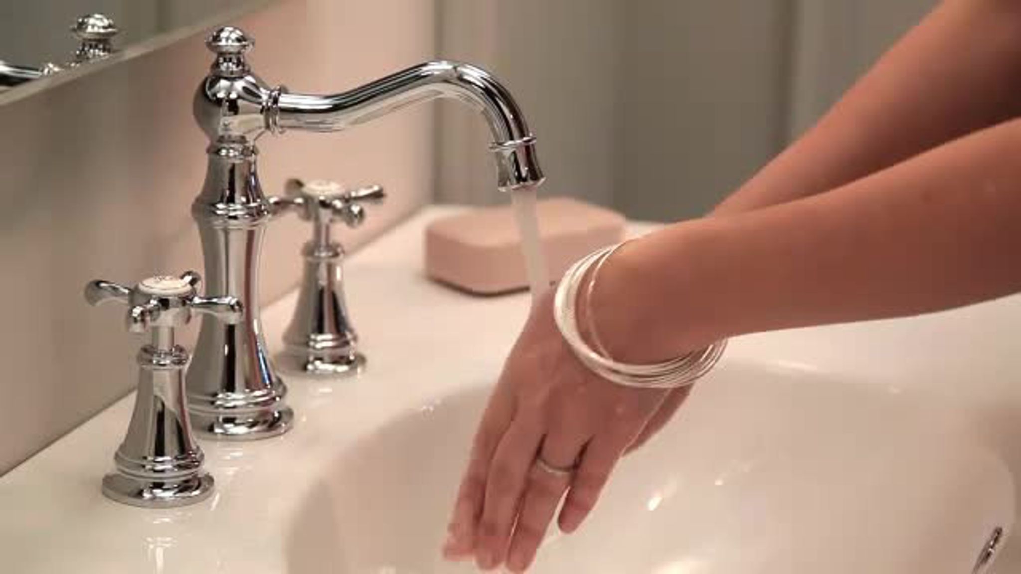 Weymouth Two-Handle High Arc Bathroom Faucet