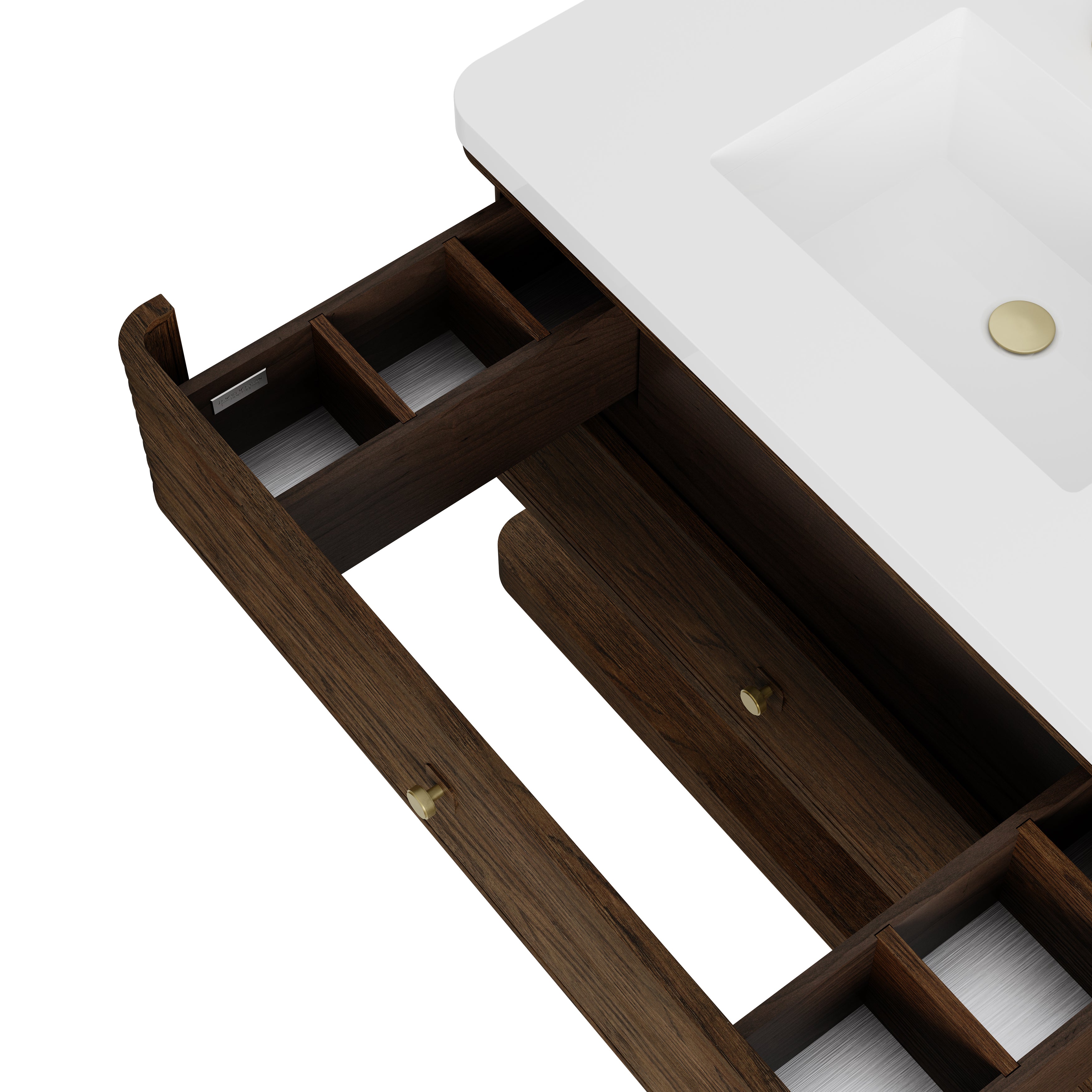 James Martin Allamari 72" Double Vanity in Sable with 3cm Countertop