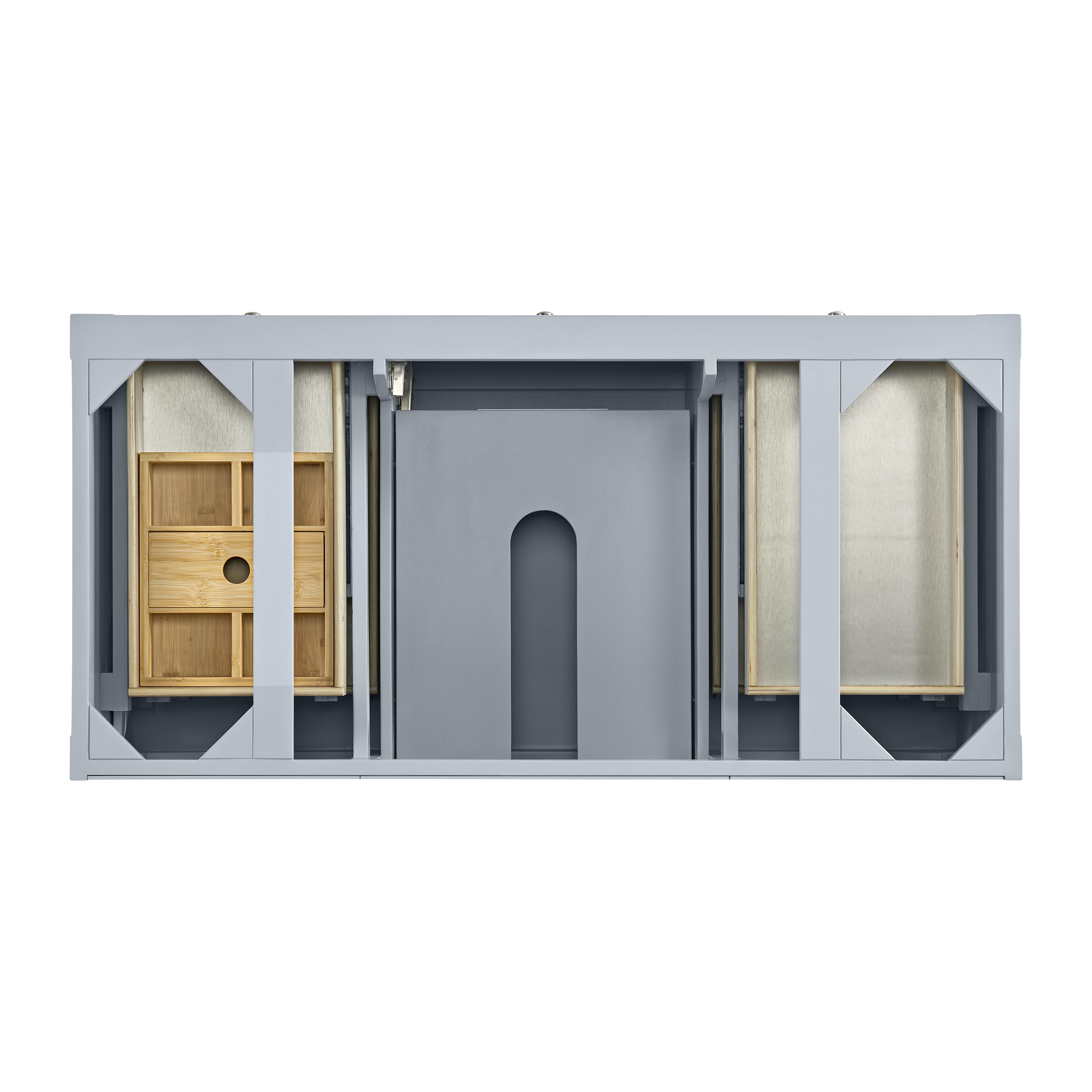 James Martin Breckenridge 60" Single Vanity in Serenity Blue with 3cm Countertop