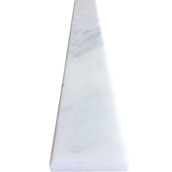Saddle Threshold Milas White Marble Polished Tile