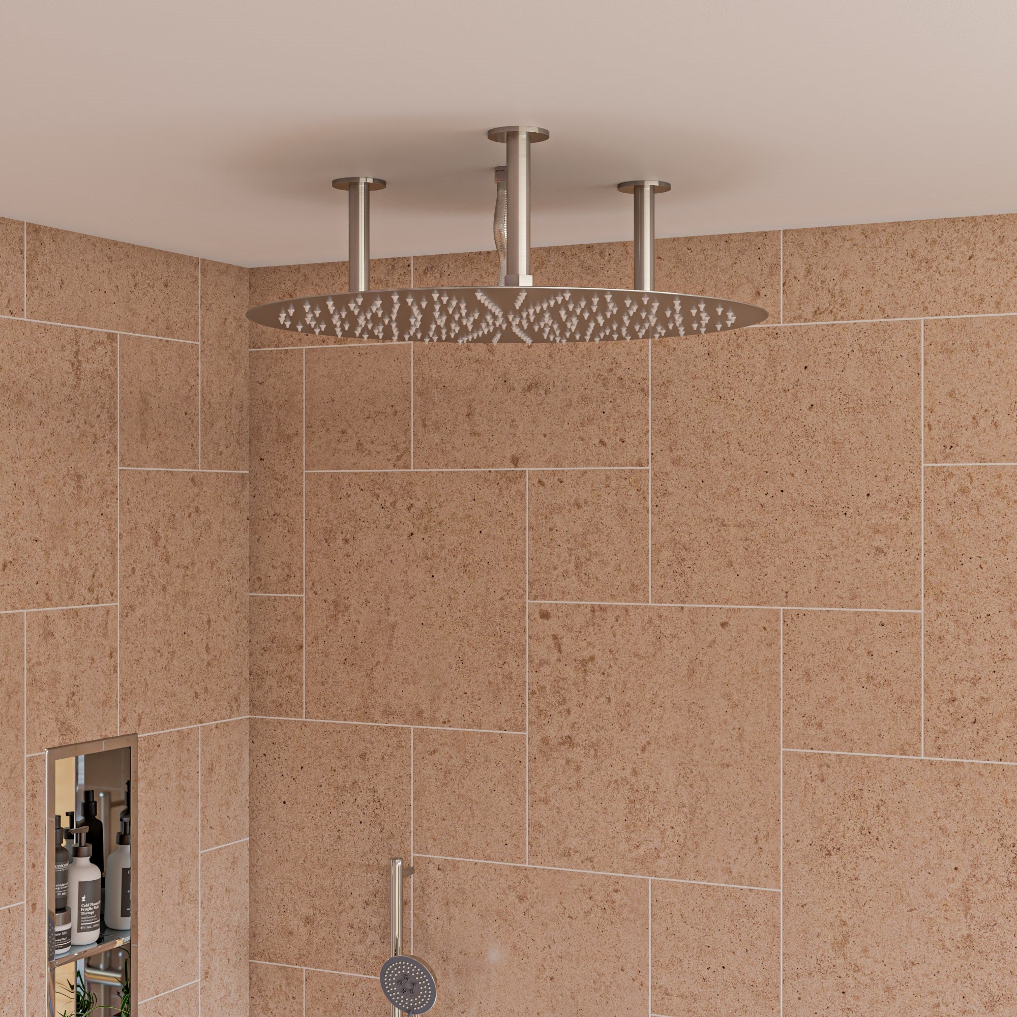 ALFI brand RAIN24R 24" Round Ultra Thin Rain Shower Head