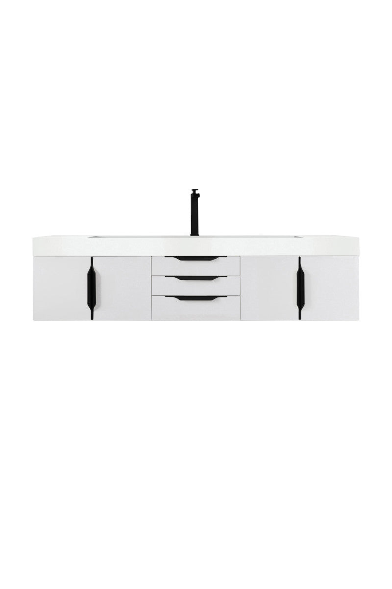 Columbia 72" Single Wall Mount Vanity Cabinet
