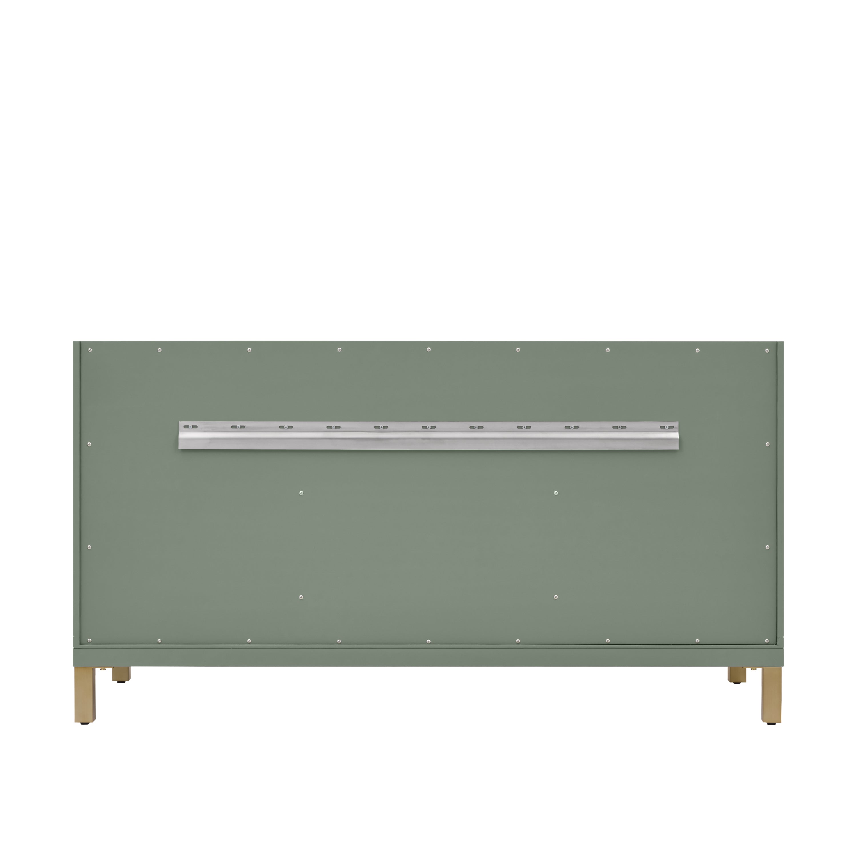 James Martin Chicago 60" Double Vanity in Smokey Celadon with 3cm Countertop and FreePower Wireless Charger