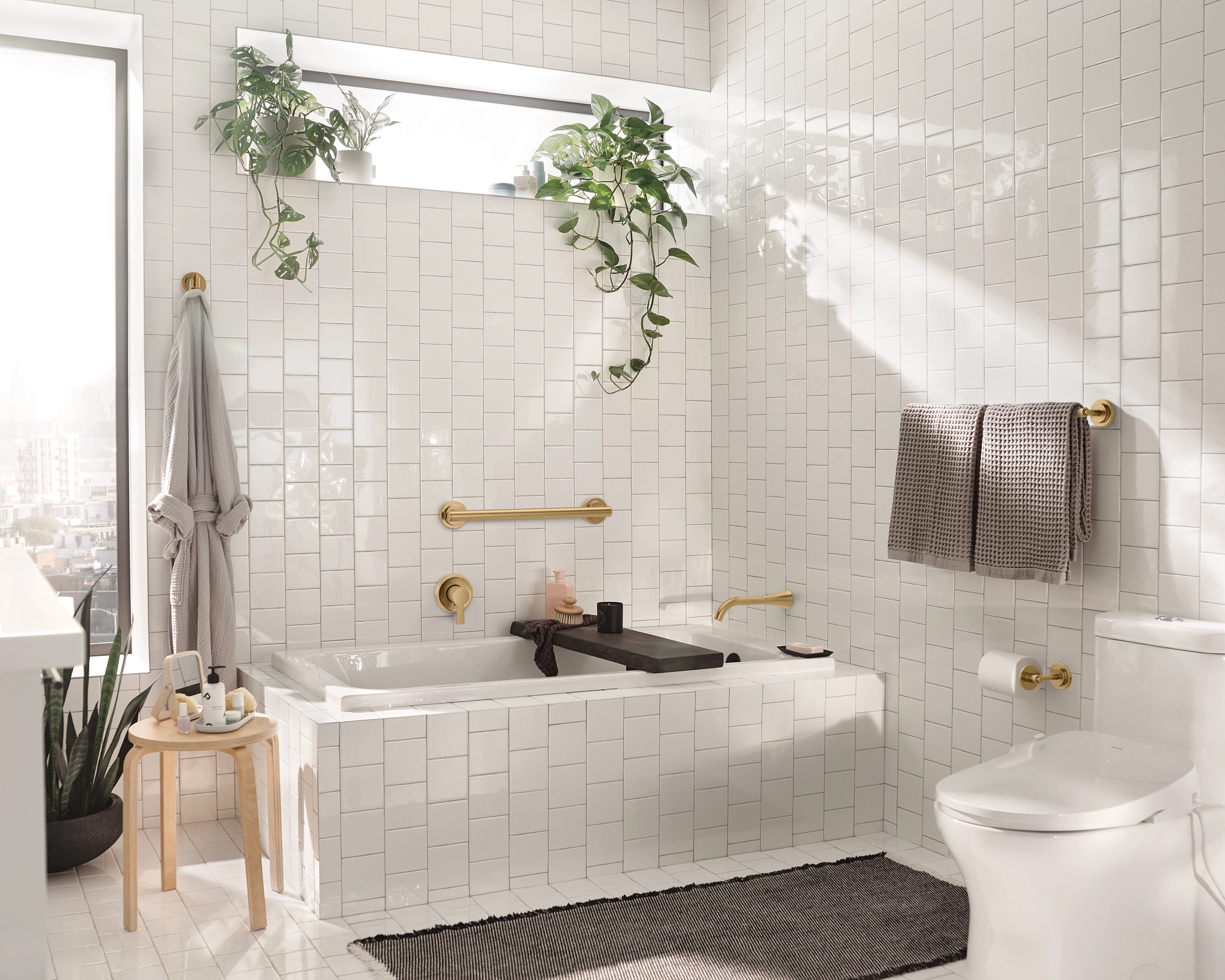 Moen WT430 Jase Wall Mount Tub Filler Trim