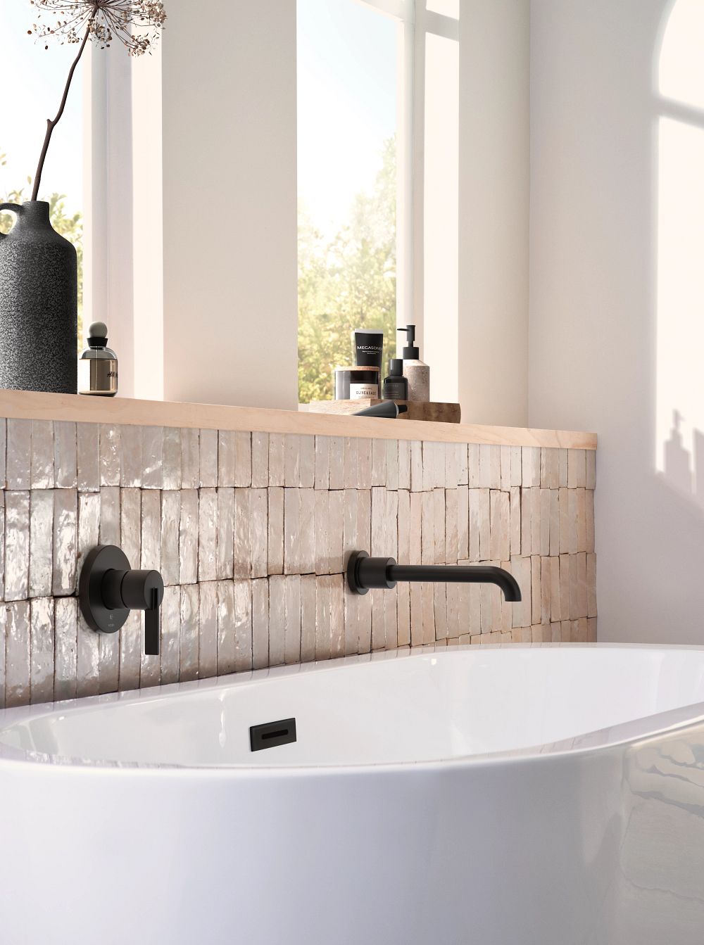 Cia Wall Mount Tub Filler Trim