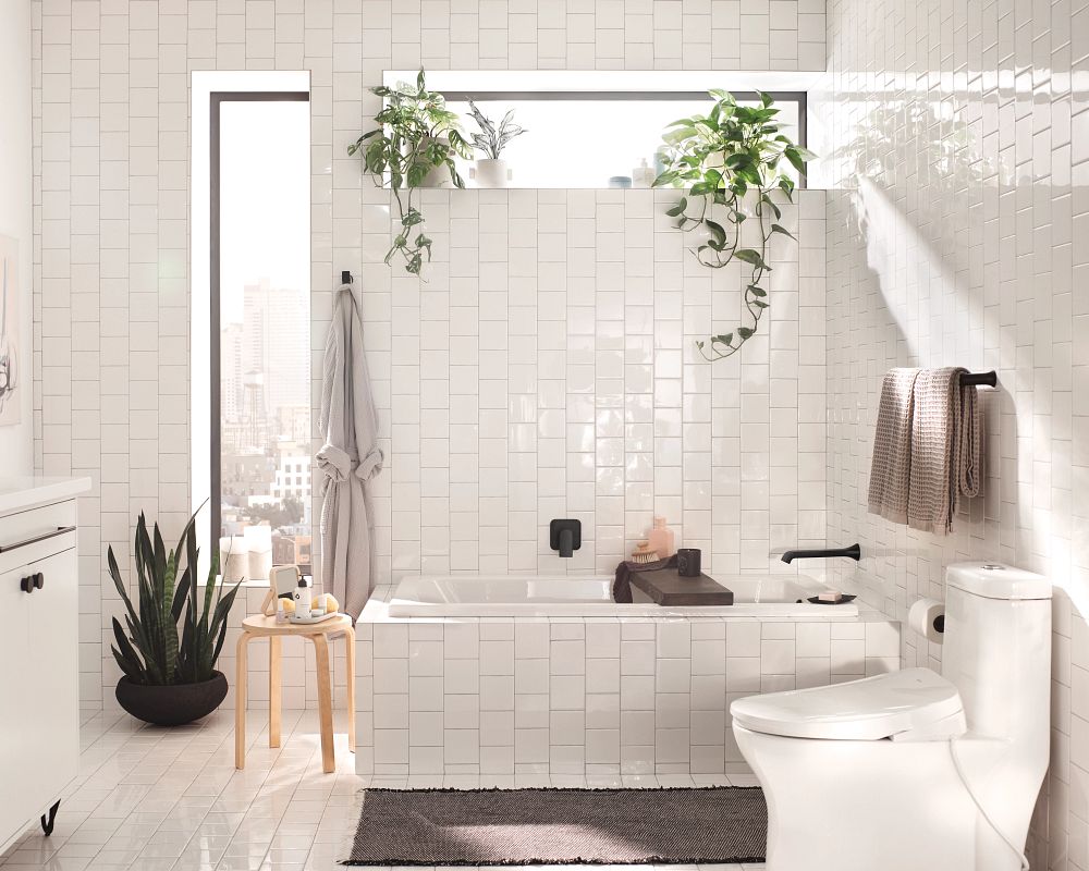 Genta LX Wall Mount Tub Filler Trim