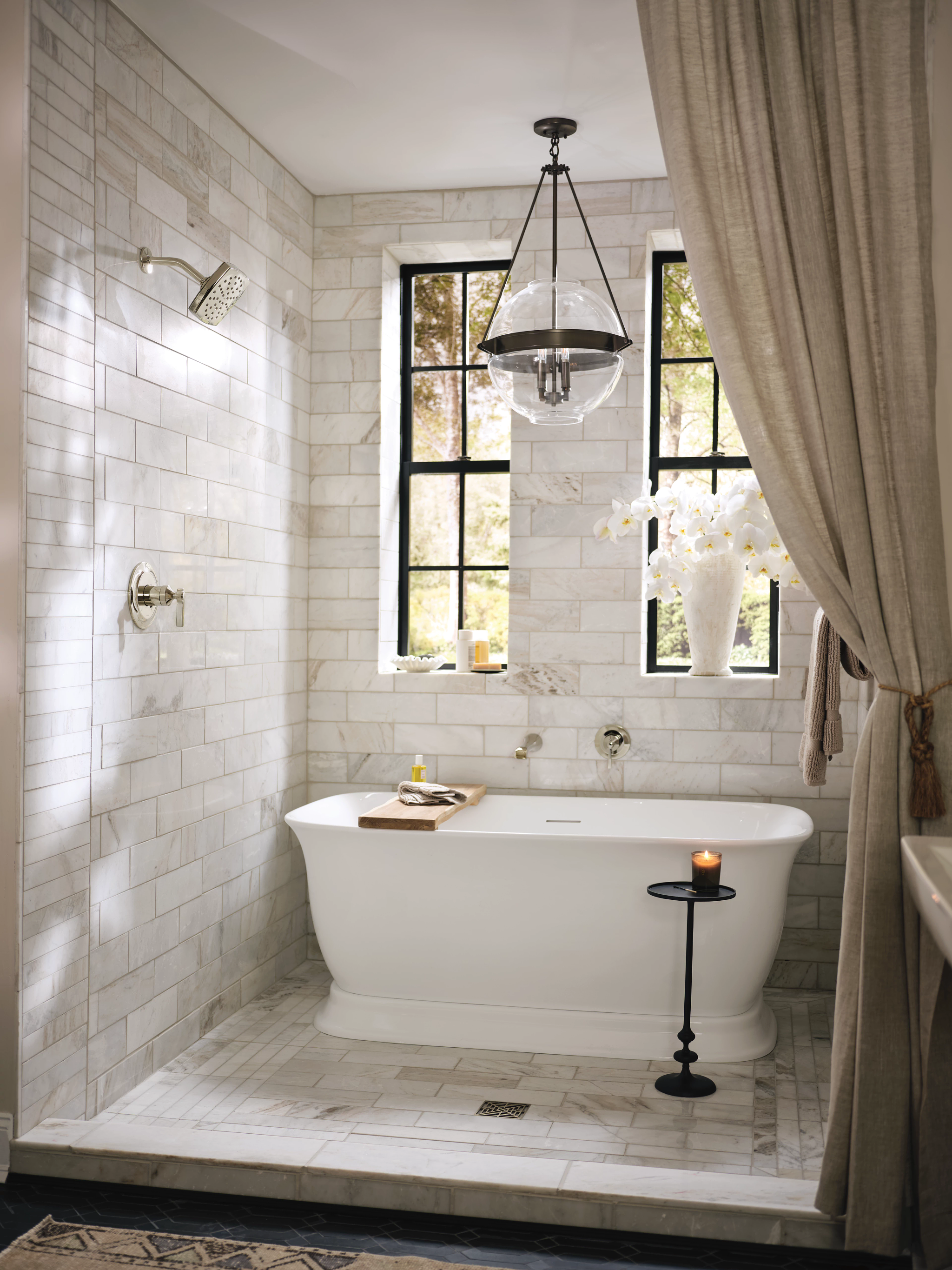 Moen WTS921 Flara Wall Mount Tub Filler Trim
