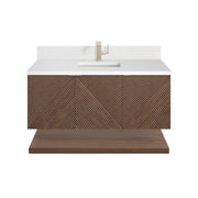 James Martin Marcello 48" Single Vanity in Chestnut with 3cm Countertop