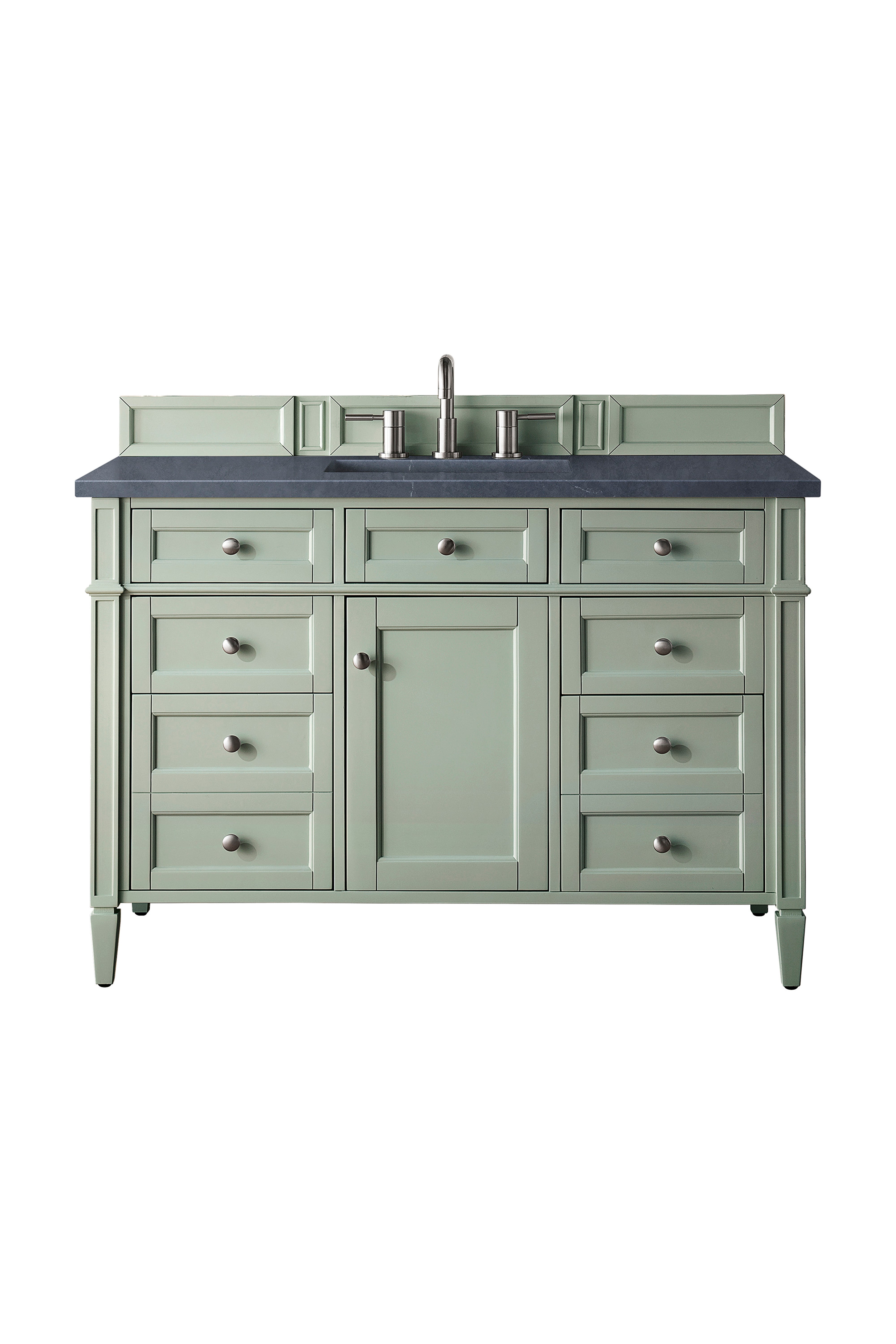 James Martin Brittany 48" Single Vanity in Sage Green with 3cm Countertop