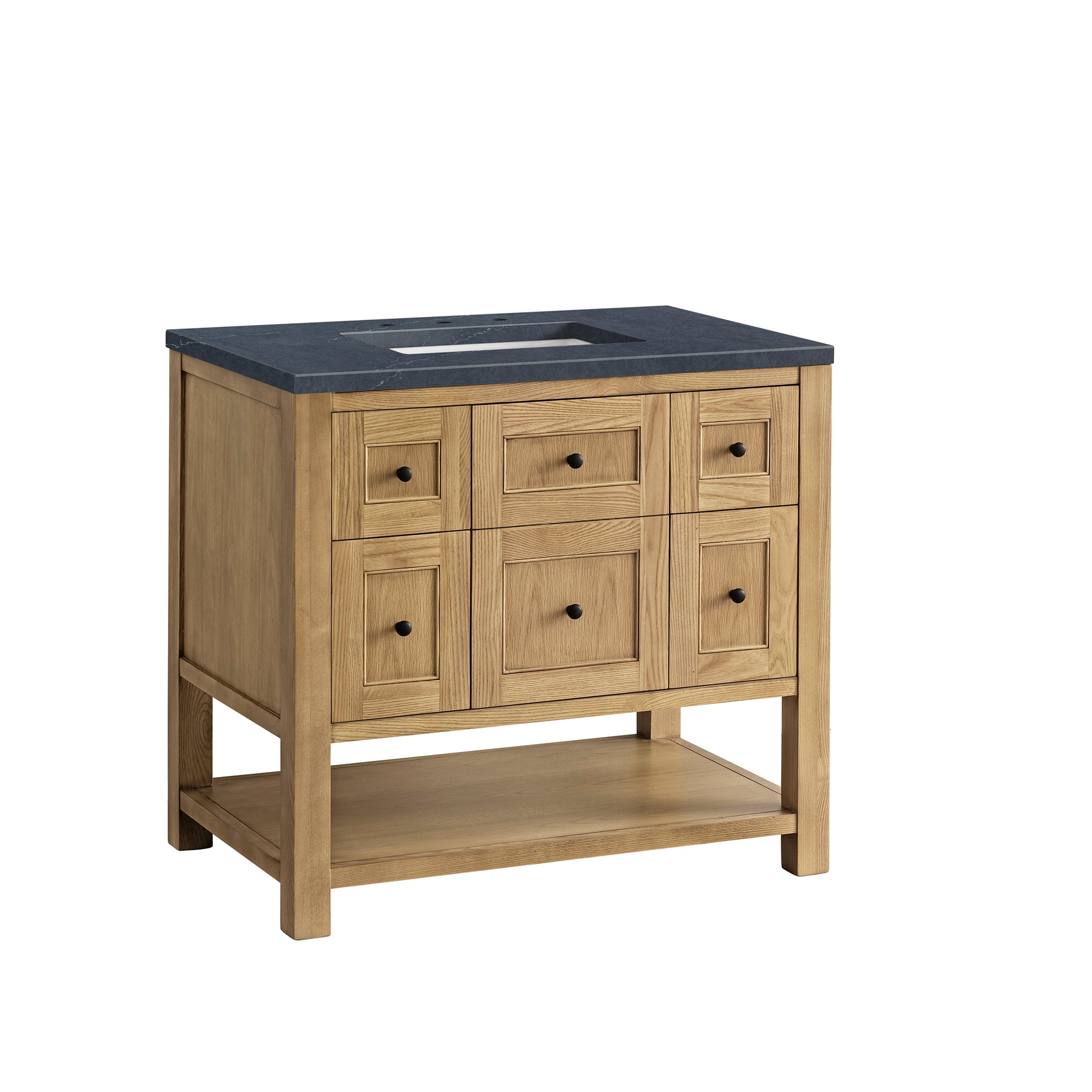 James Martin Breckenridge 36" Single Vanity in Light Natural Oak with 3cm Countertop