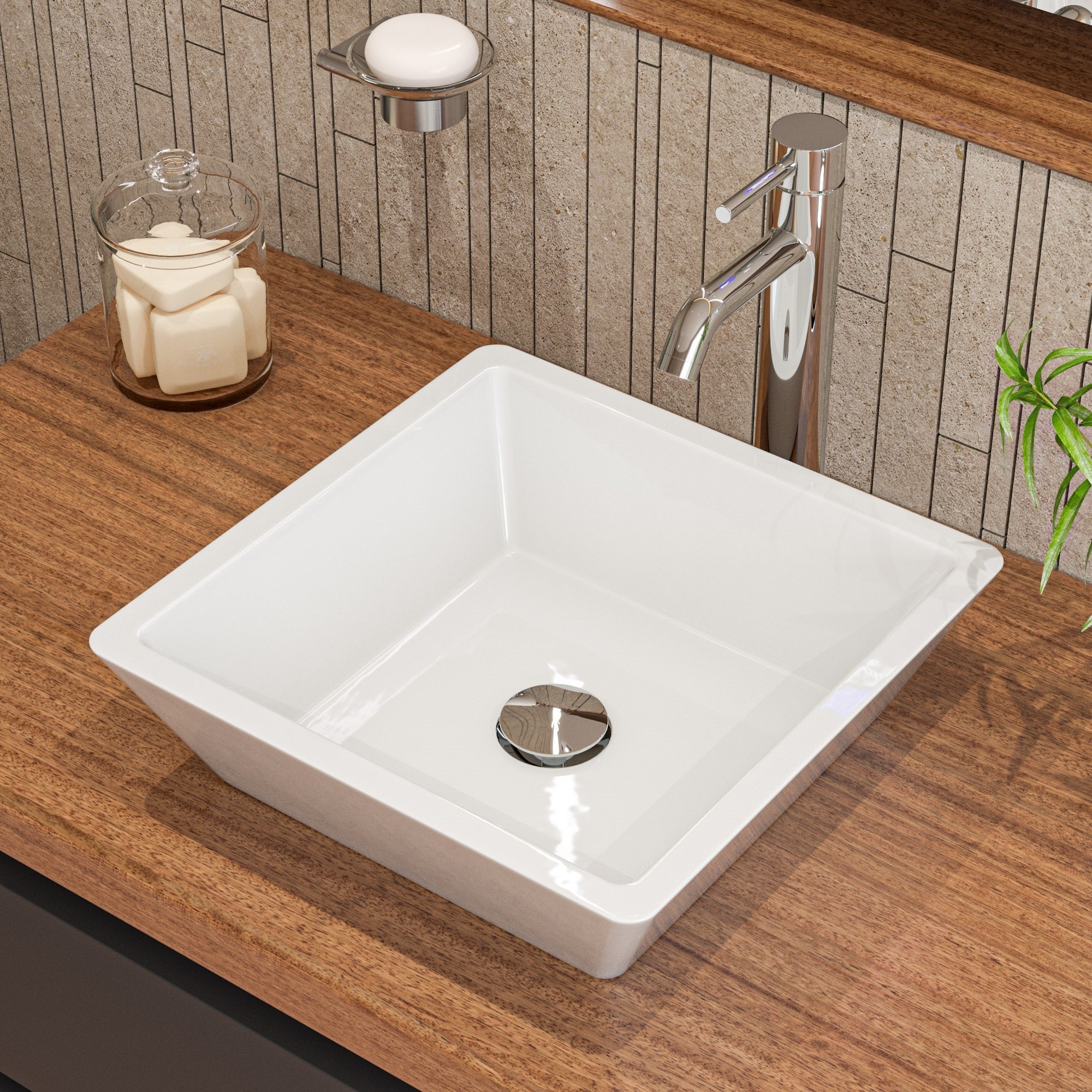 ALFI brand Tall Single-Hole Vessel Bathroom Faucet