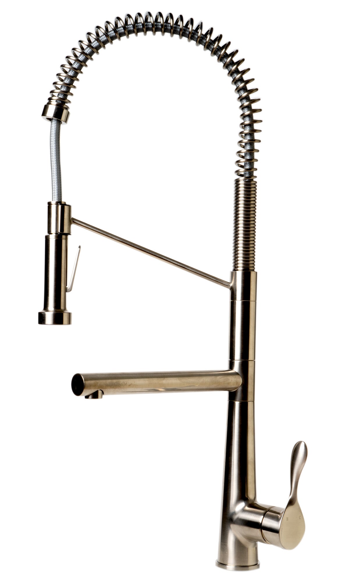 ALFI brand ABKF3787 Double Spout Commercial Spring Kitchen Faucet