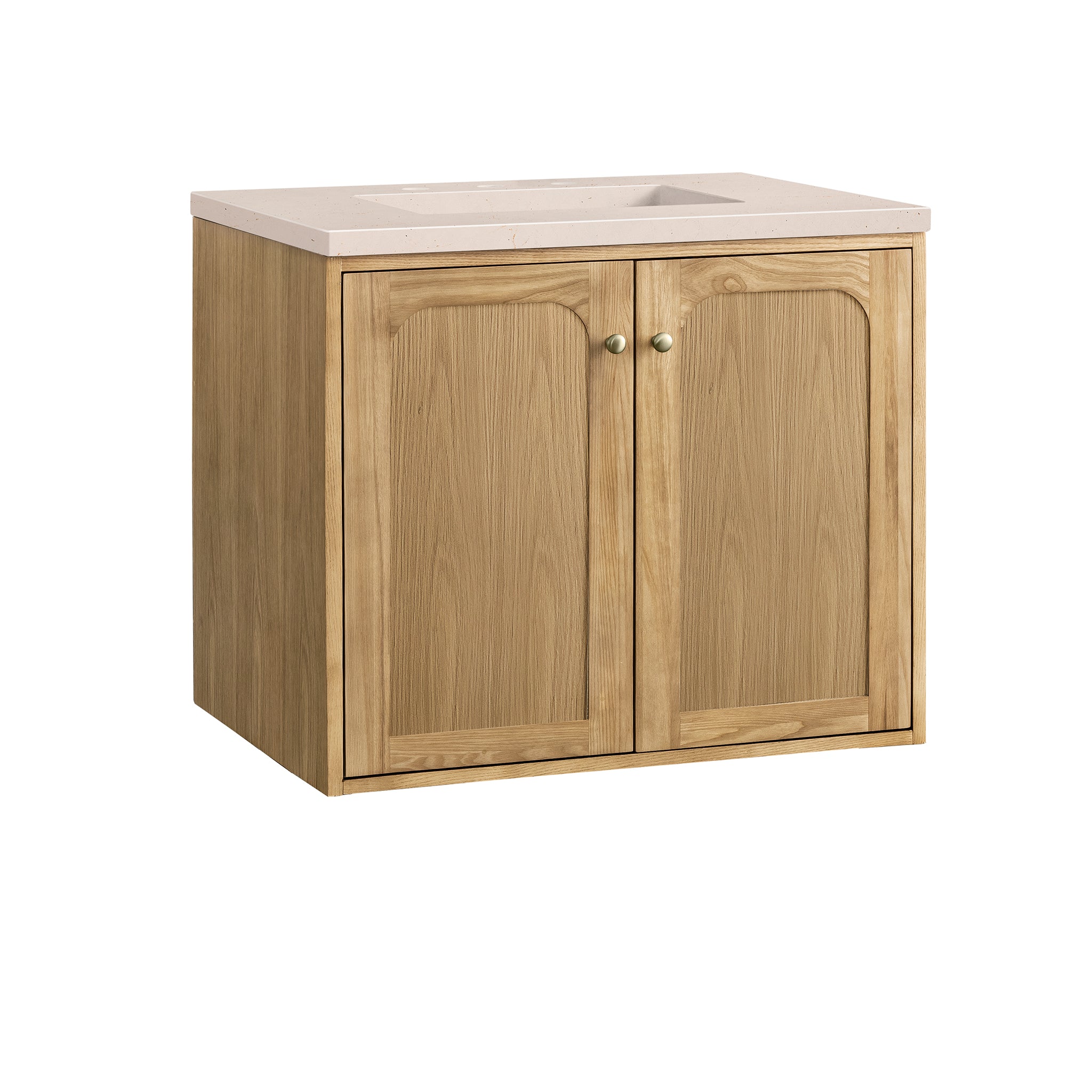 James Martin Laurent 30" Single Vanity in Light Natural Oak with 3cm Countertop