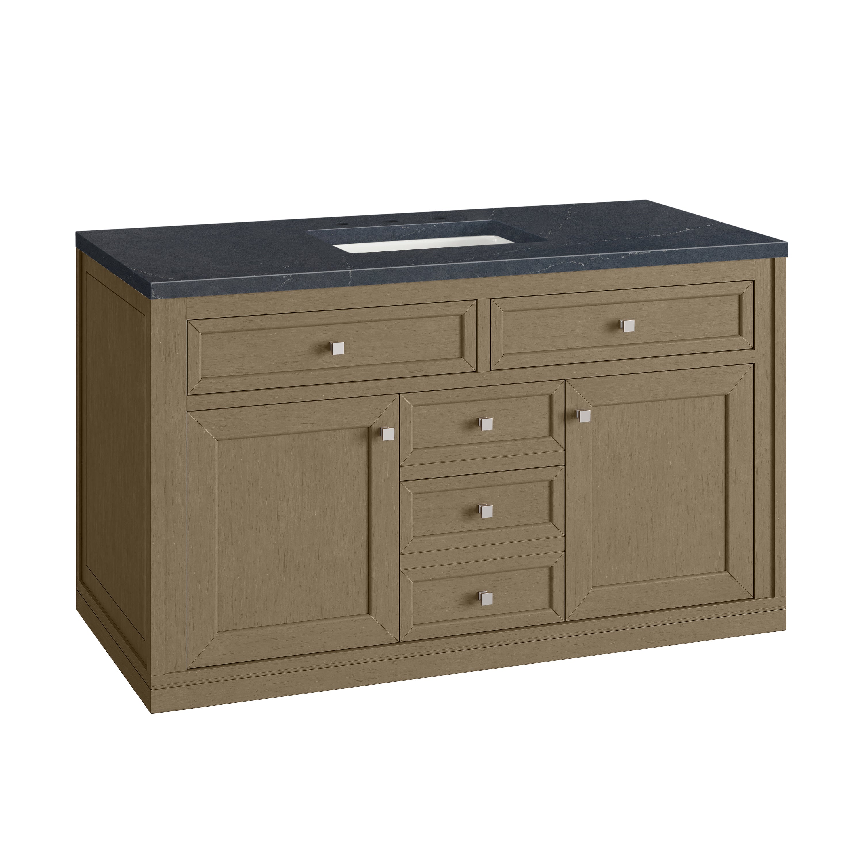 James Martin Chicago 48" Single Vanity in Walnut Whisper with 3cm Countertop