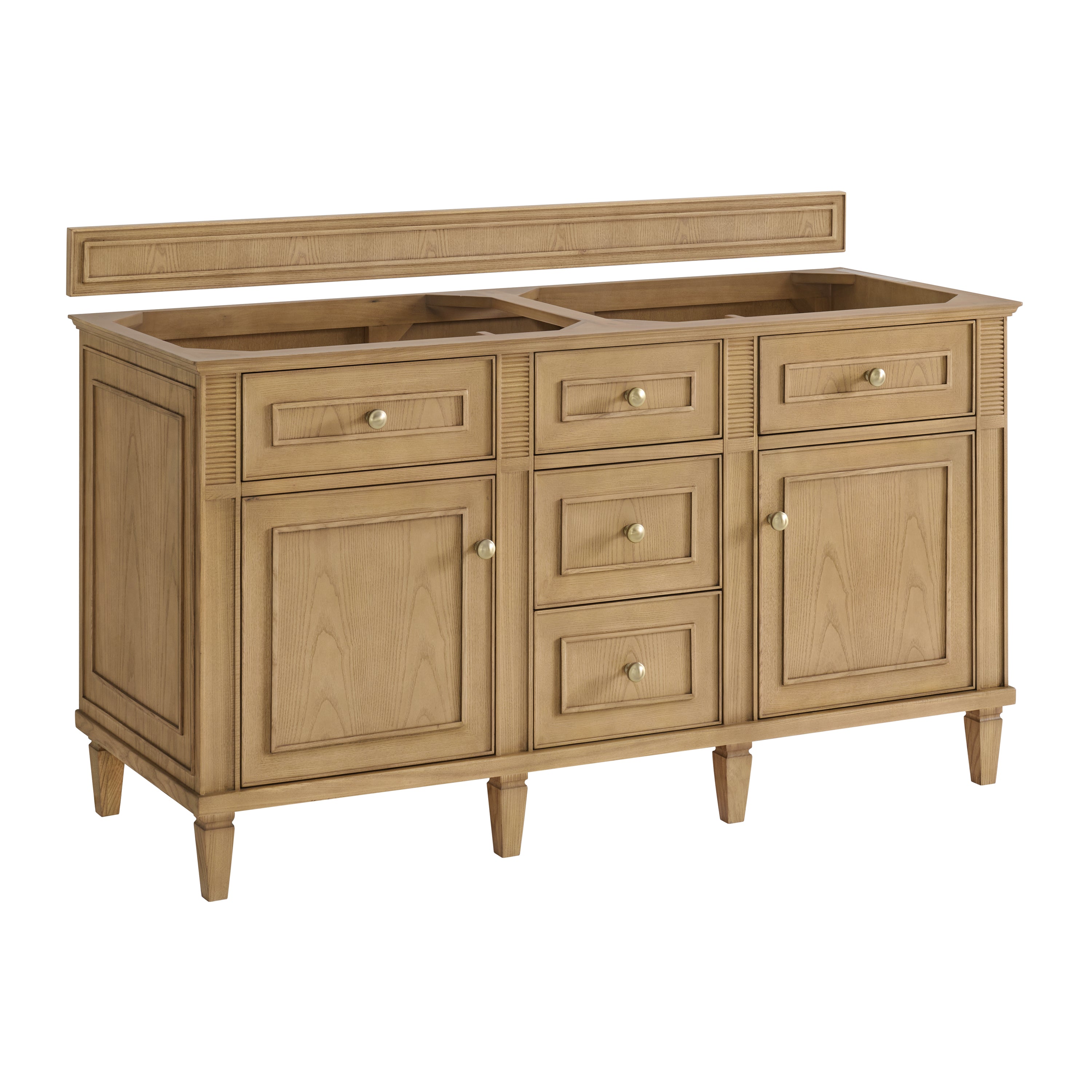 James Martin Lorelai 60" Double Vanity in Light Natural Oak with 3cm Countertop
