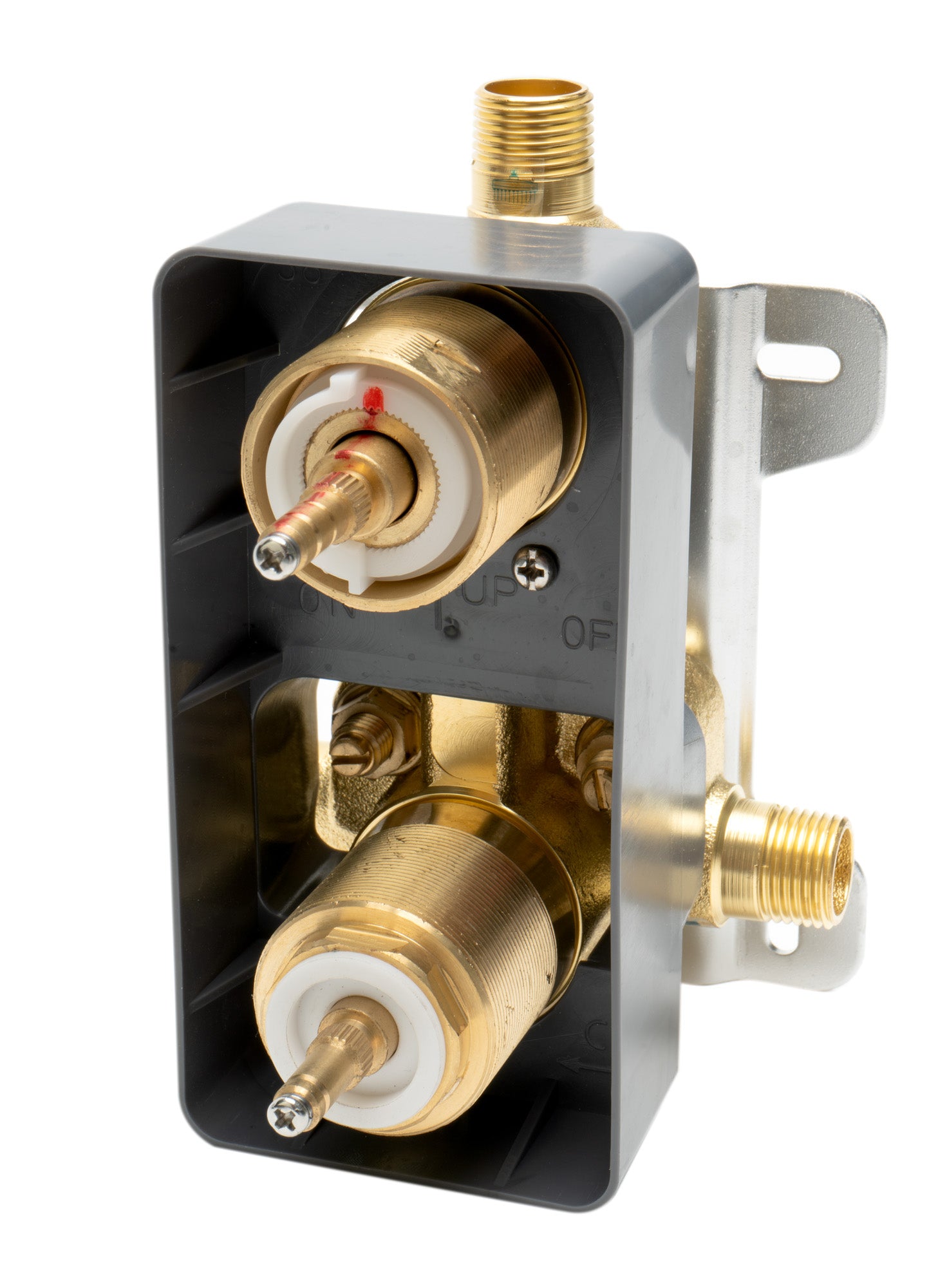 ALFI brand AB3809 Round Knob 1 Way Thermostatic Shower Mixer
