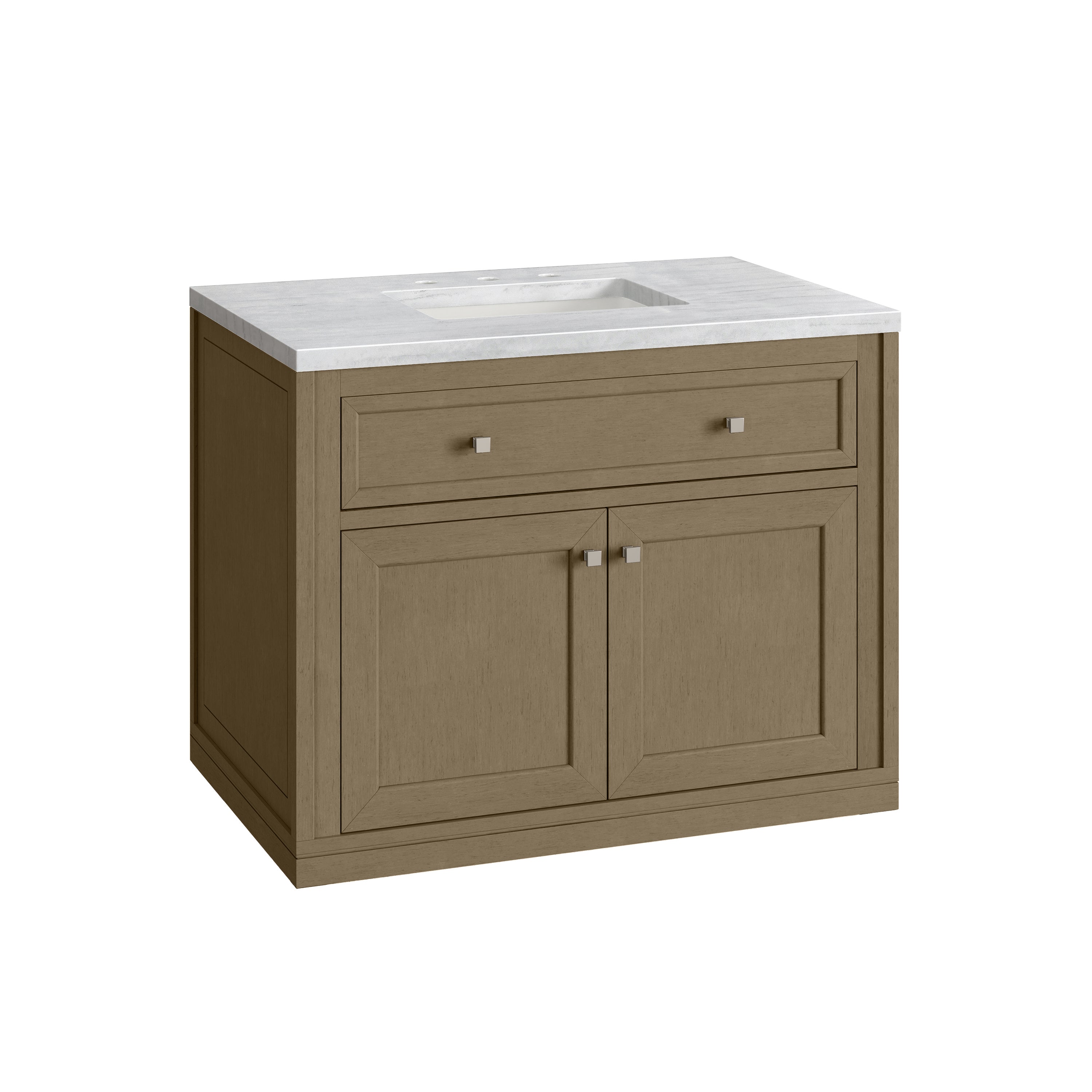 James Martin Chicago 36" Single Vanity in Walnut Whisper with 3cm Countertop