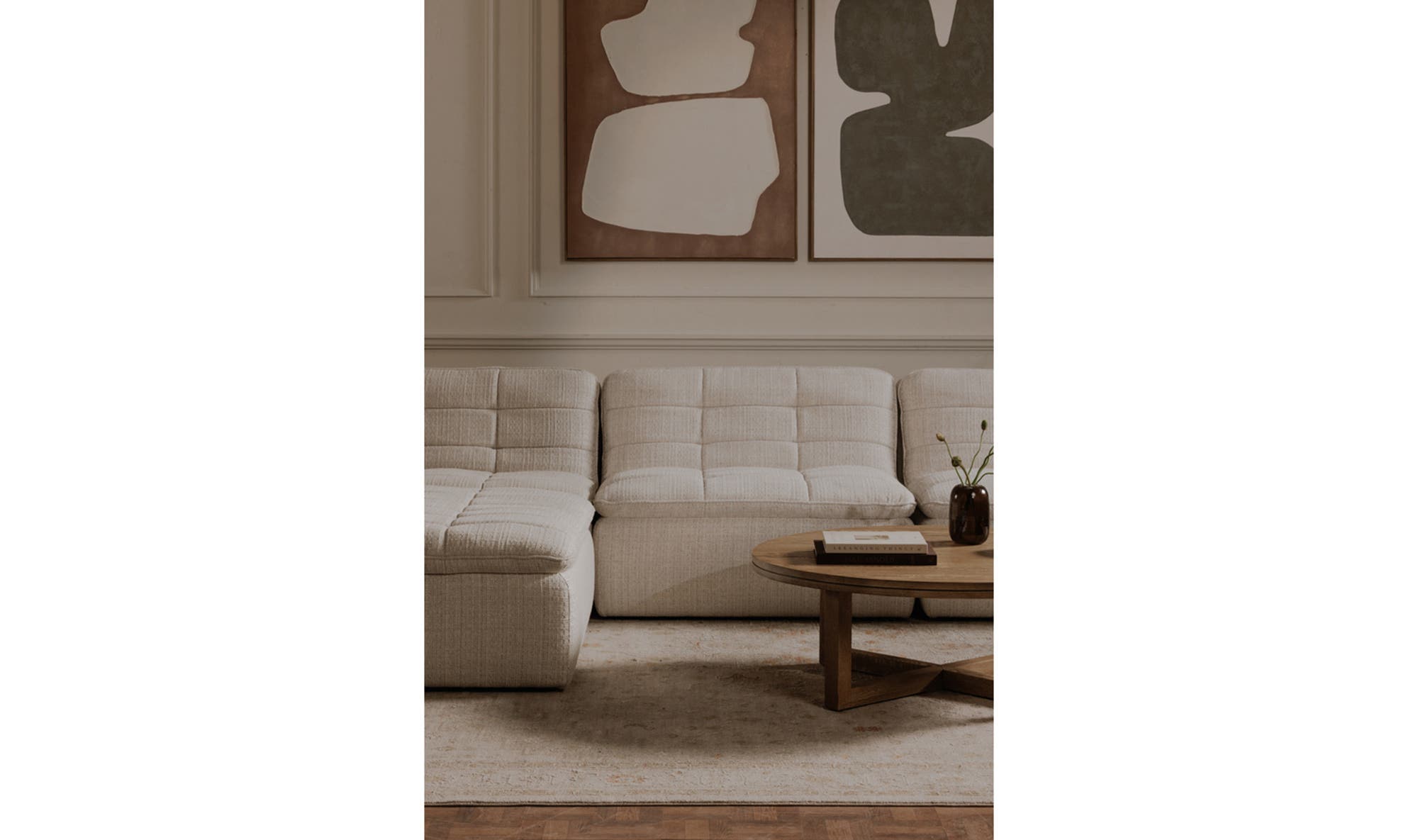 Moes Lino Armless Modular Sofa XQ-1028