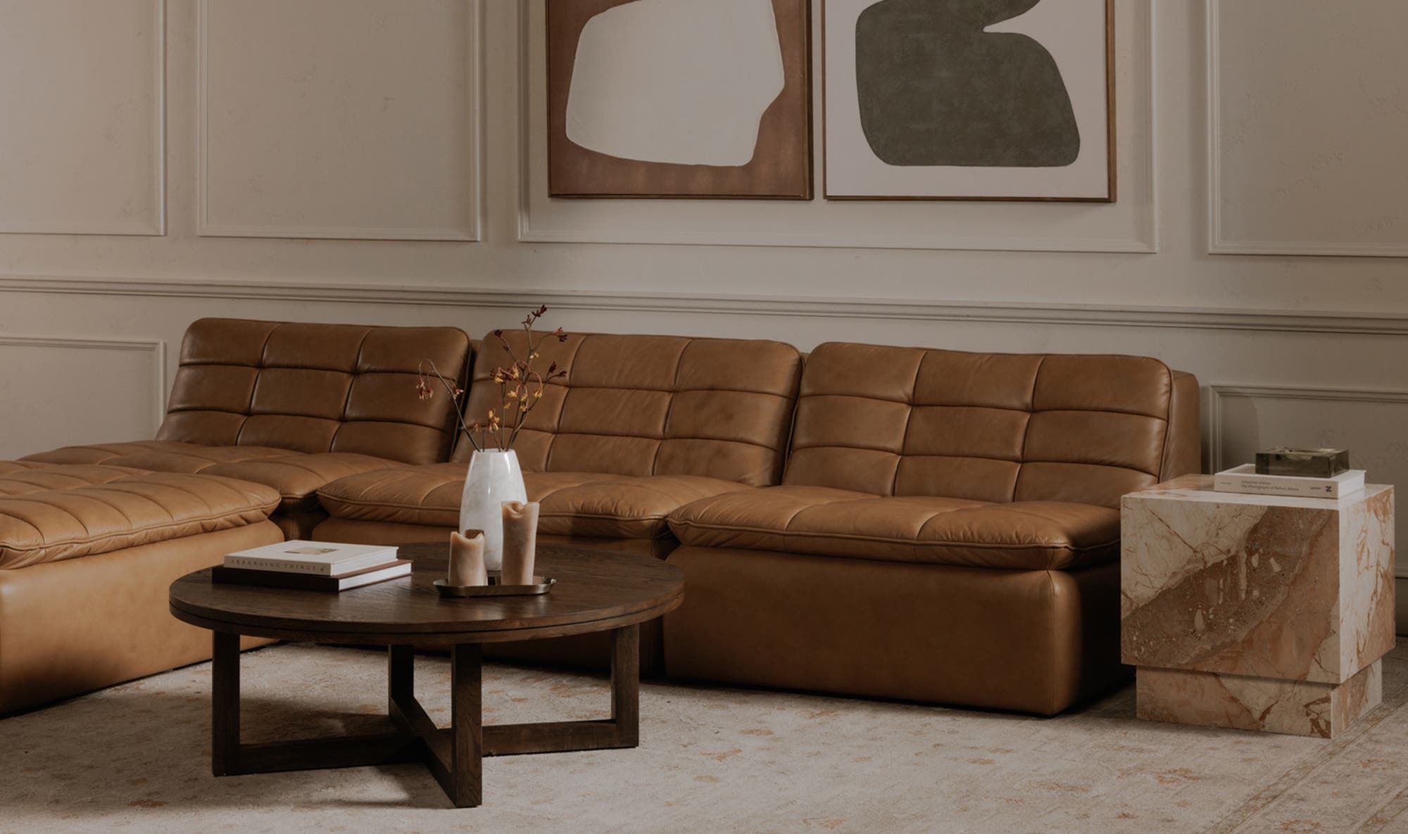 Moes Lino Armless Modular Sofa XQ-1028