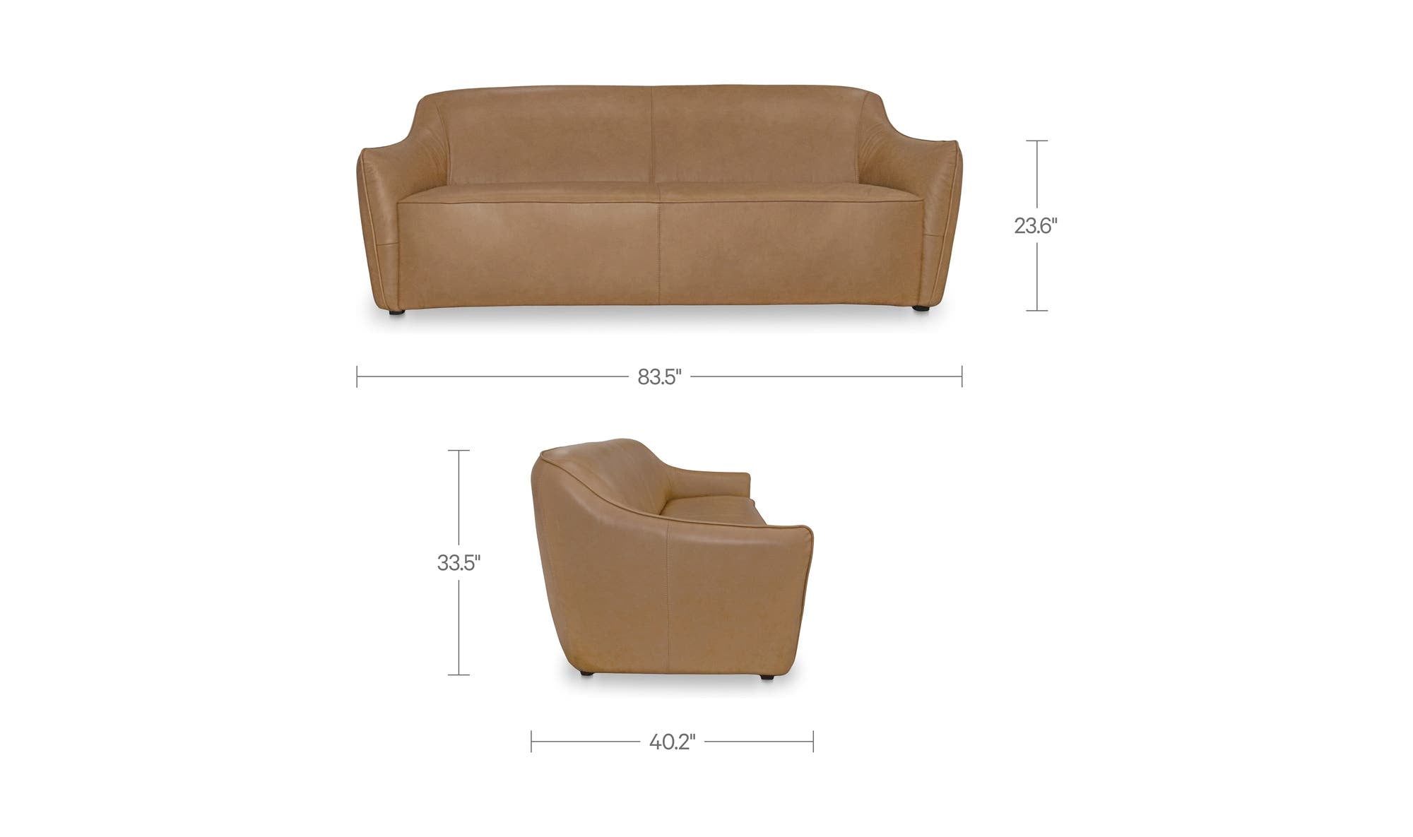 Moes Hawkins Sofa Tan XQ-1032