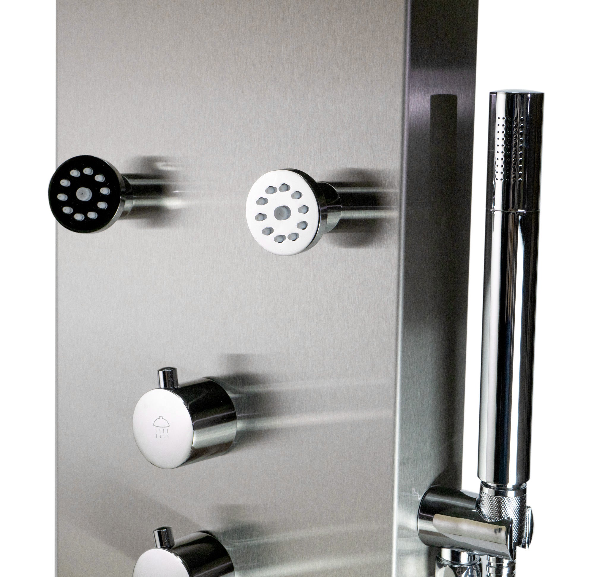 ALFI brand  ABSP40 Stainless Steel Shower Panel with 6 Body Sprays