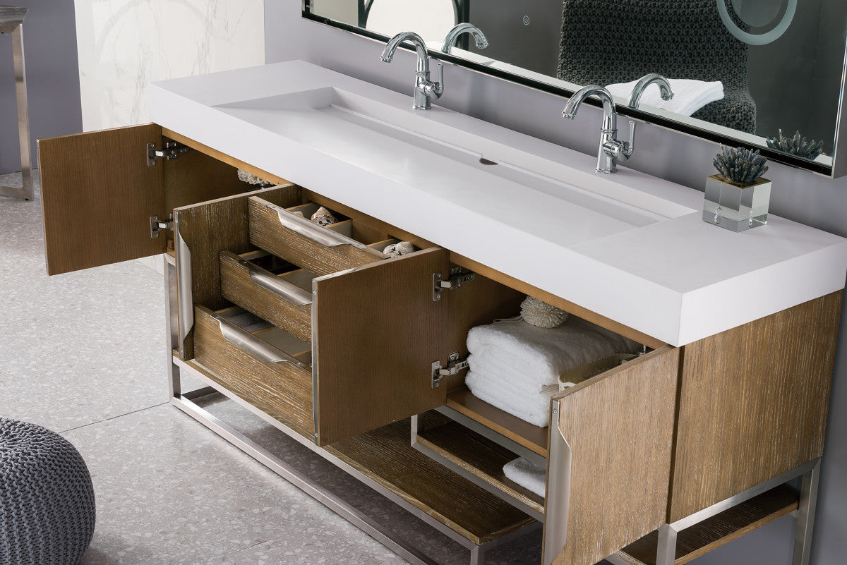 Columbia 72" Double Vanity Cabinet