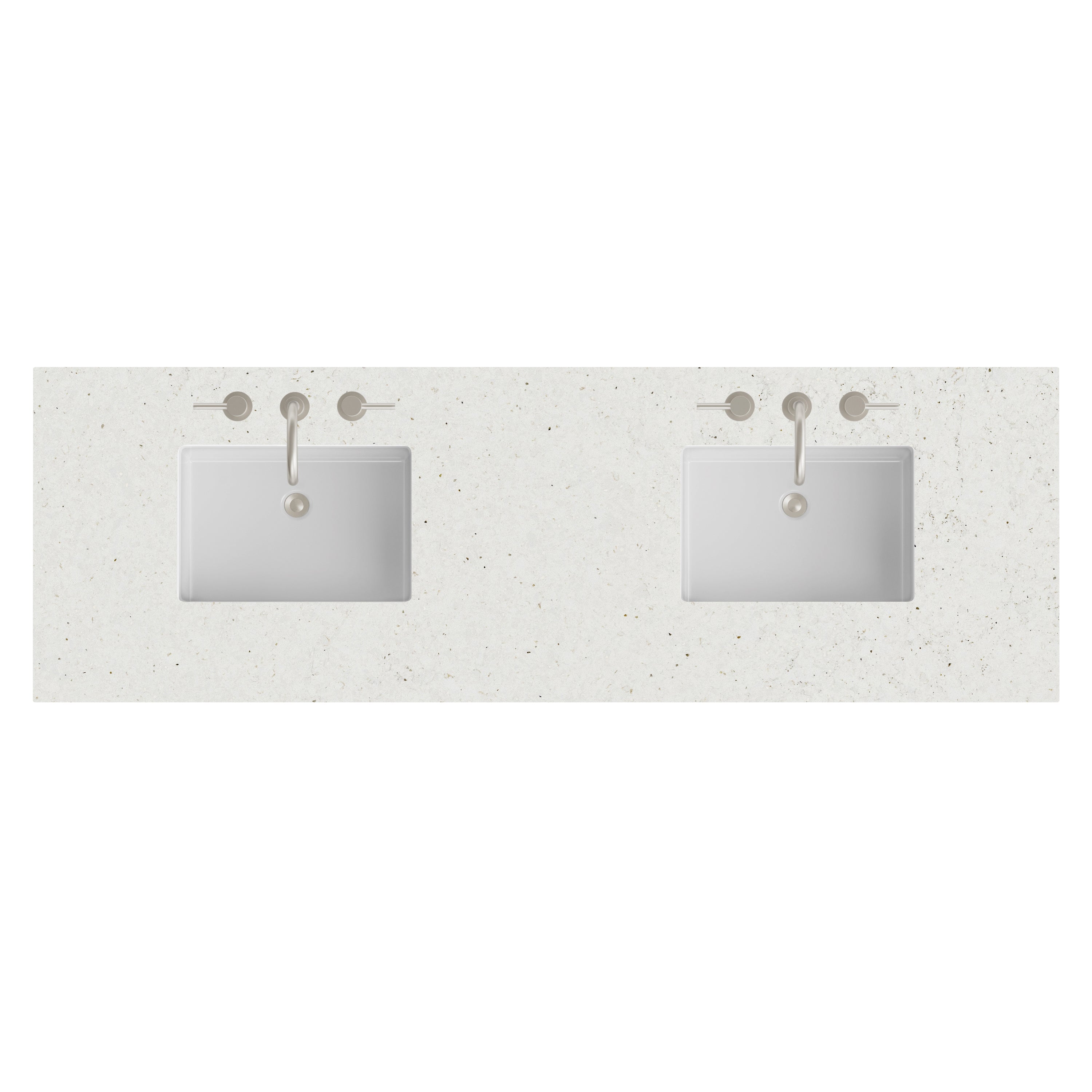 James Martin 72" Double Top with Sink, 3cm