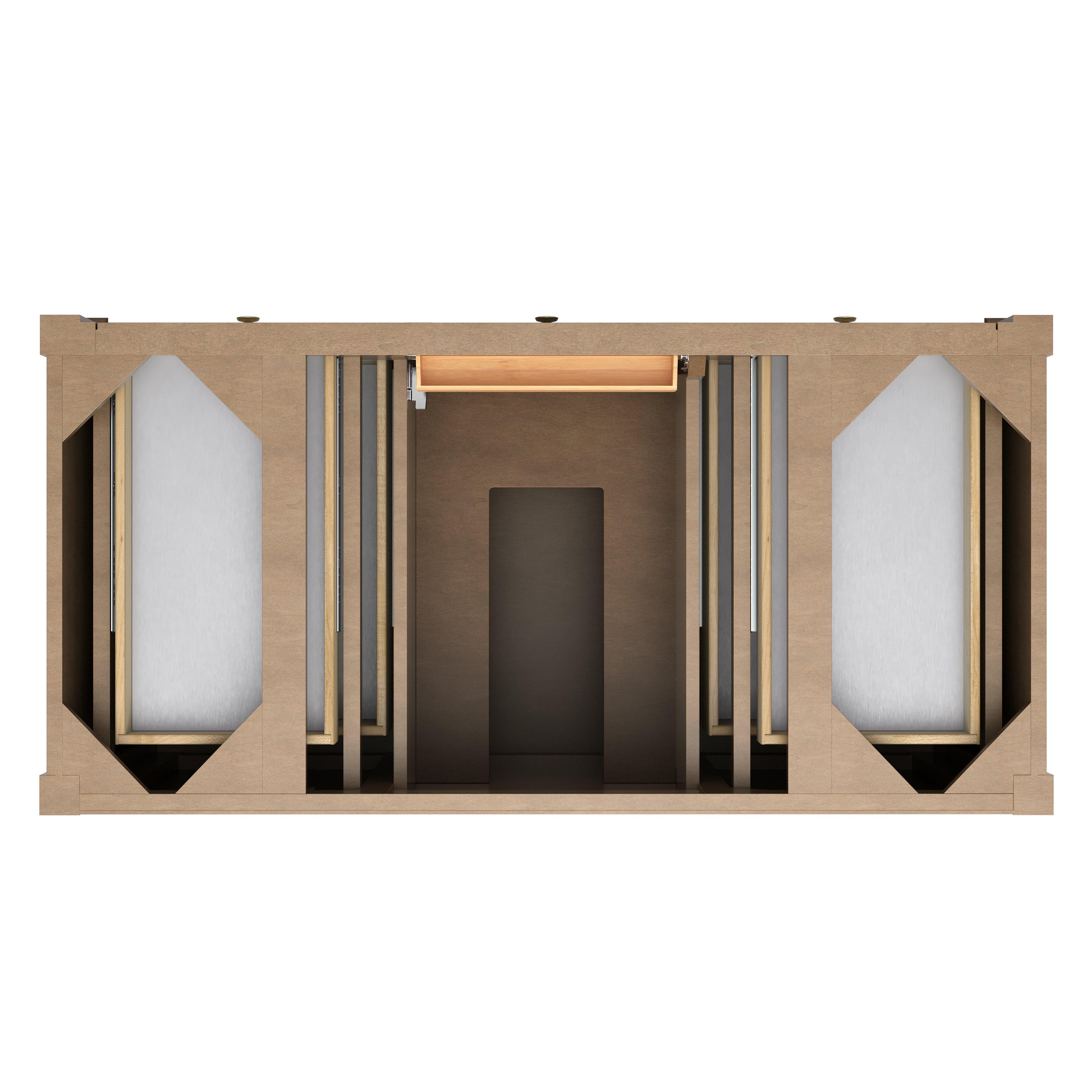 James Martin Brittany 48" Single Vanity in Pecan with 3cm Countertop