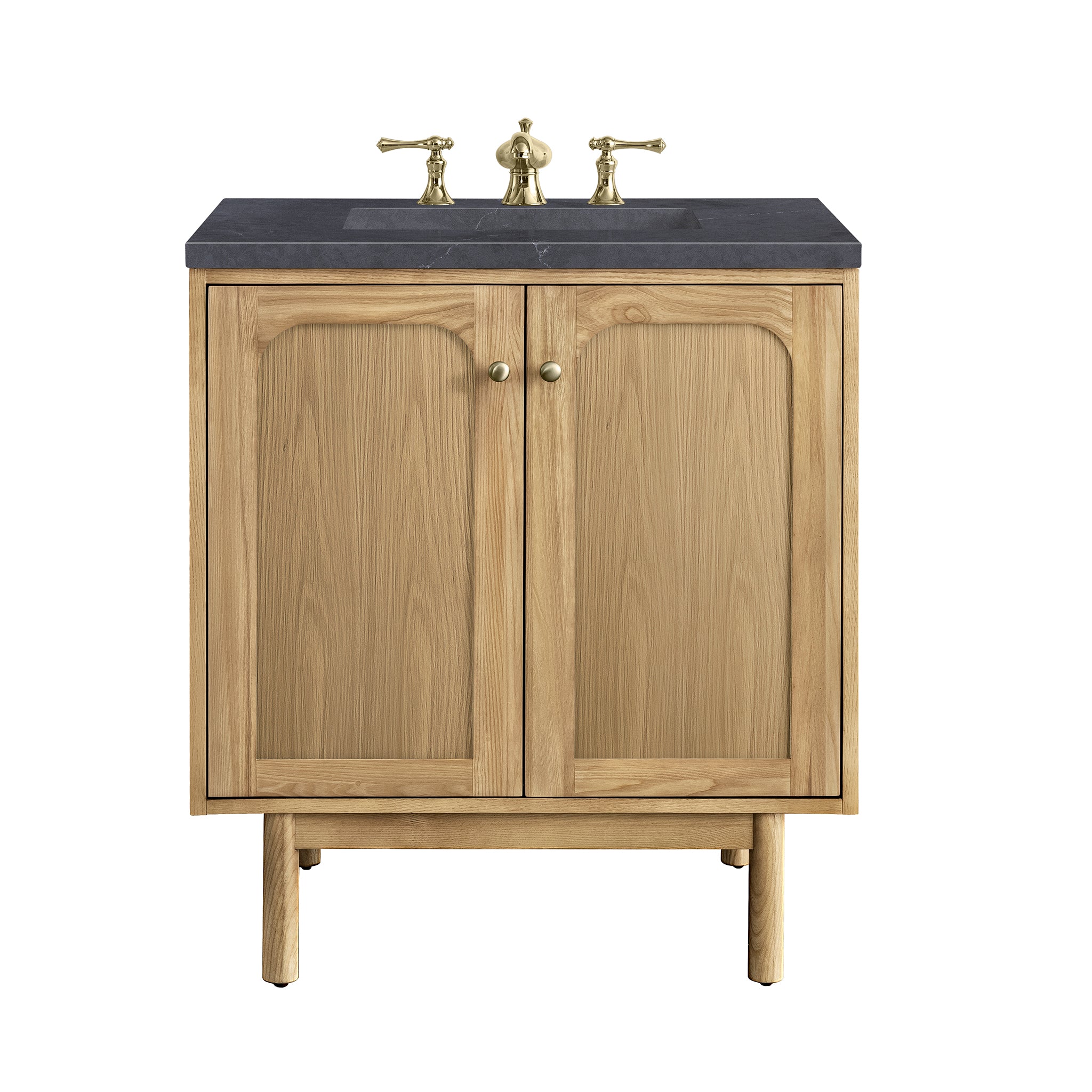 James Martin Laurent 30" Single Vanity in Light Natural Oak with 3cm Countertop