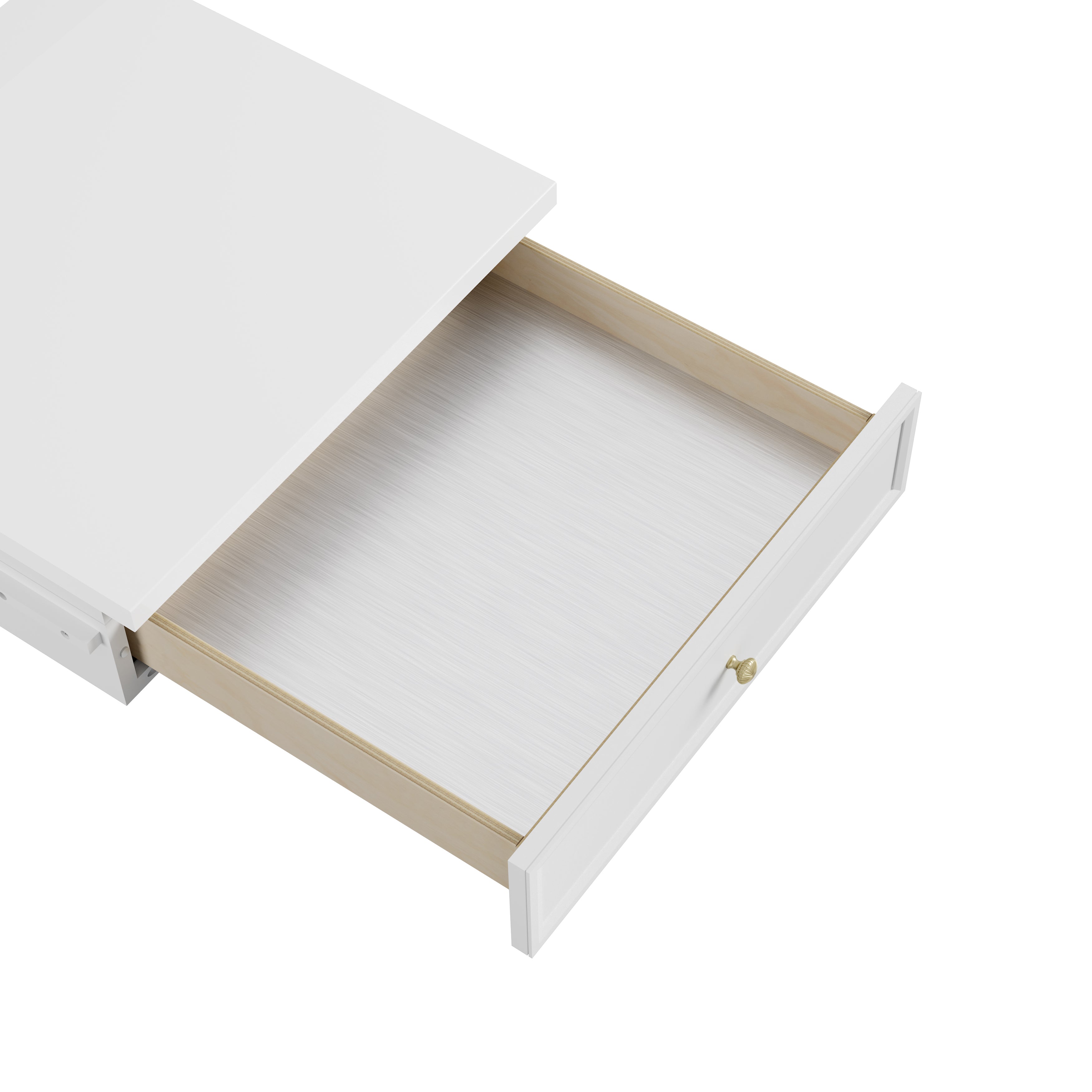 James Martin Bellshire 24" Drawer Unit in Bright White with 3cm Countertop