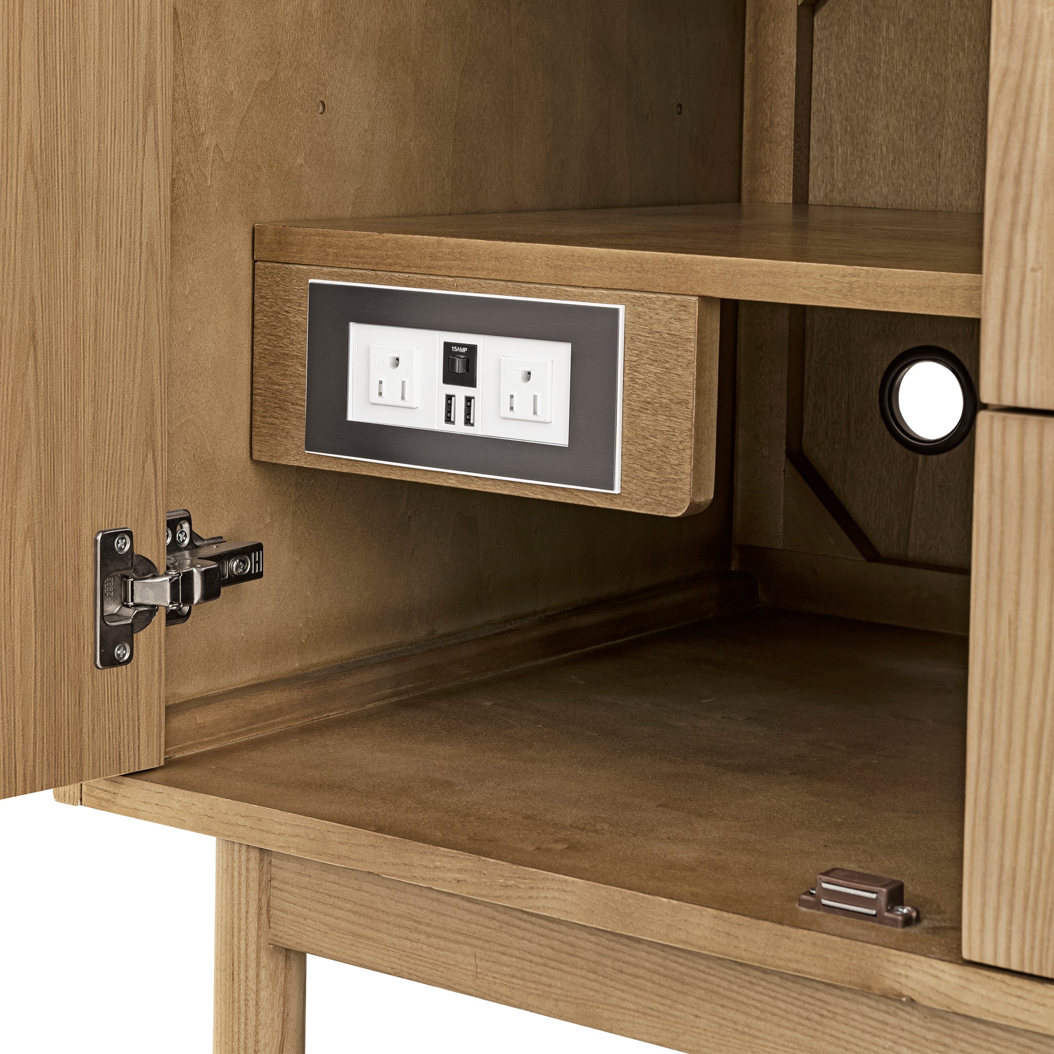 James Martin Laurent 36" Single Vanity in Light Natural Oak with 3cm Countertop