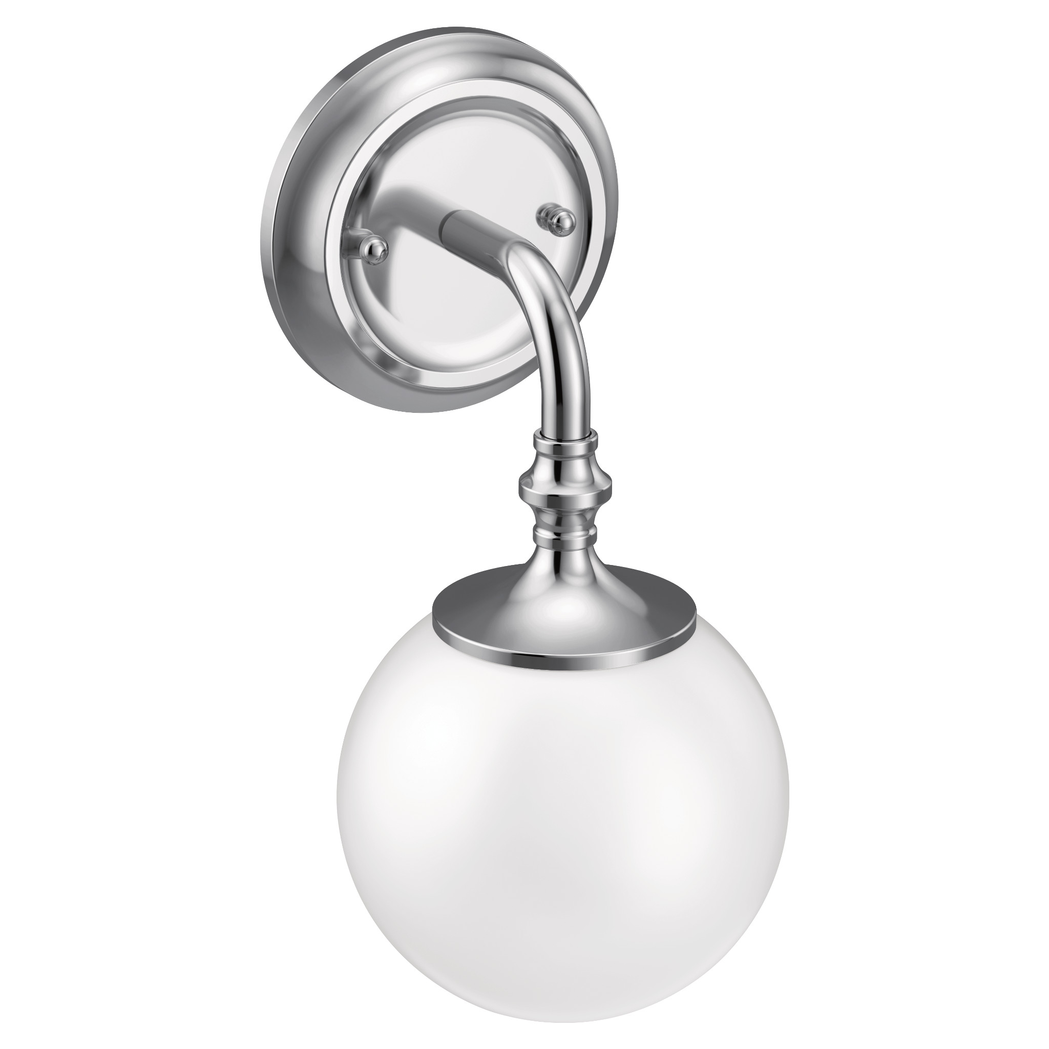 Moen YB0561 Colinet Chrome one globe bath light