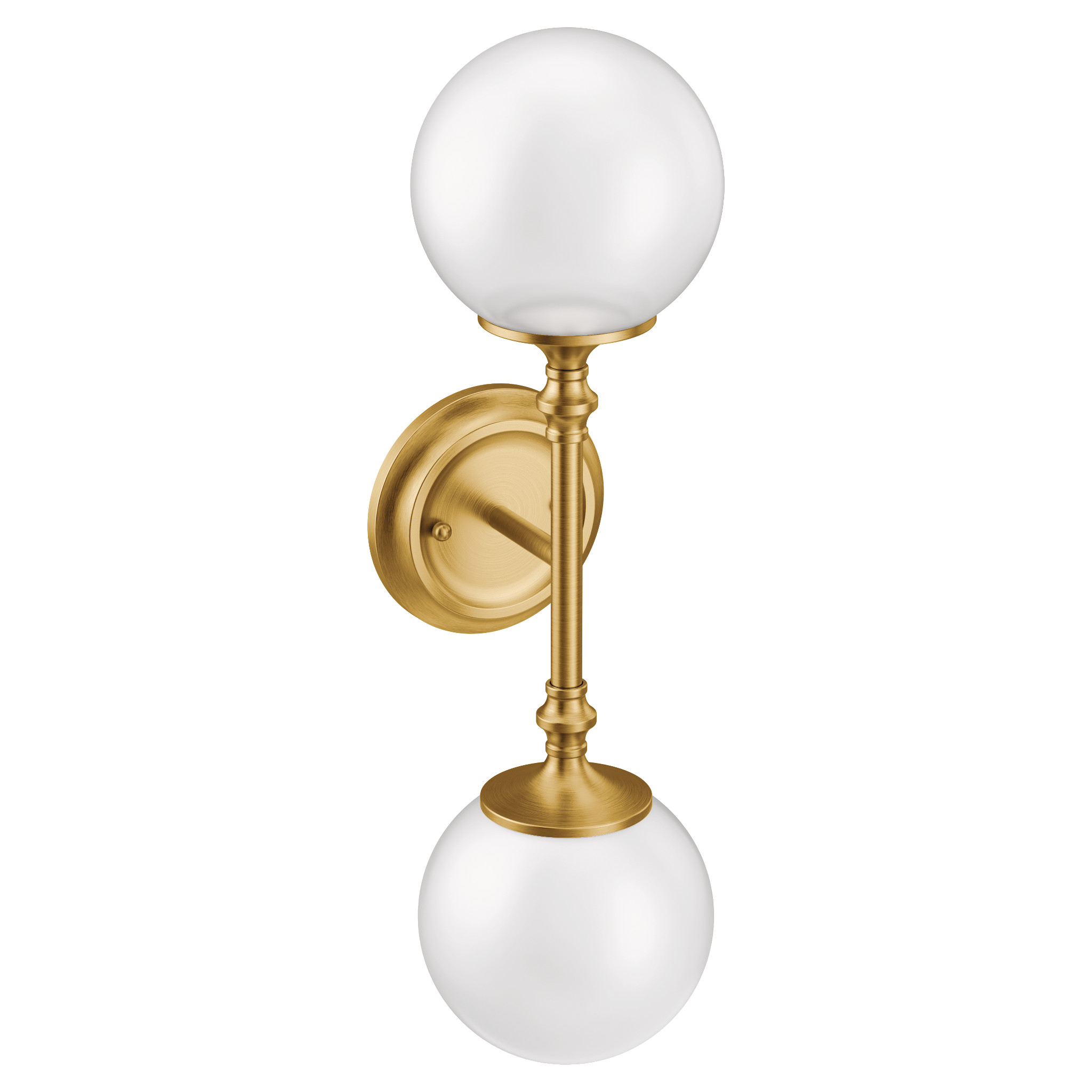 Moen YB0562 Colinet Chrome two globe bath light