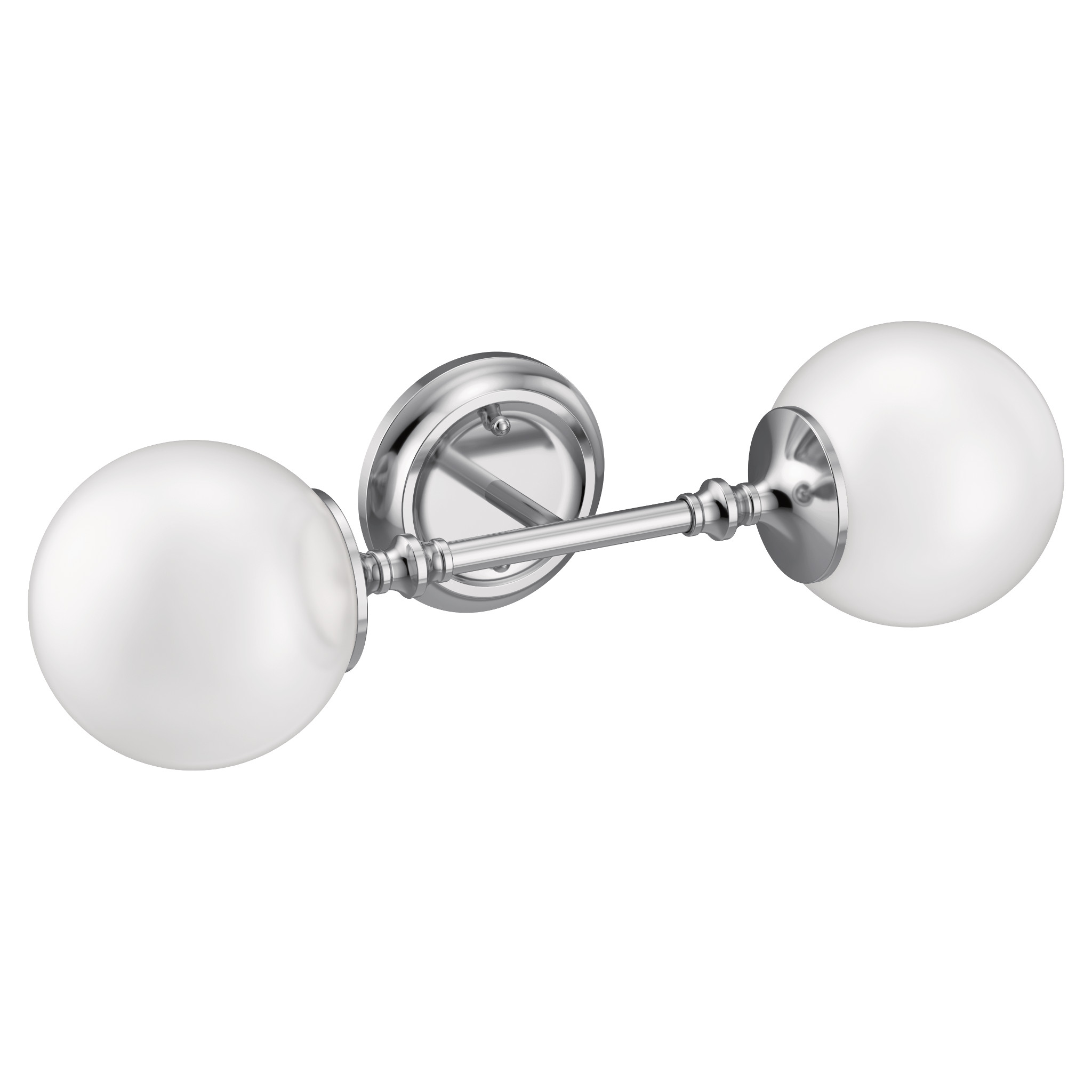 Moen YB0562 Colinet Chrome two globe bath light