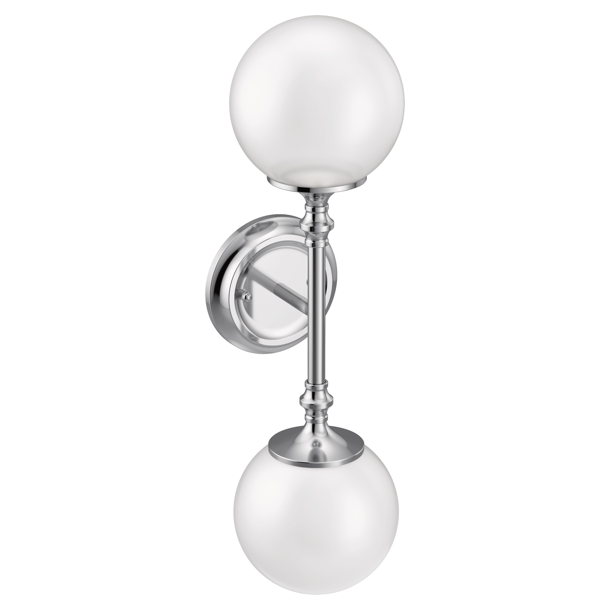 Moen YB0562 Colinet Chrome two globe bath light